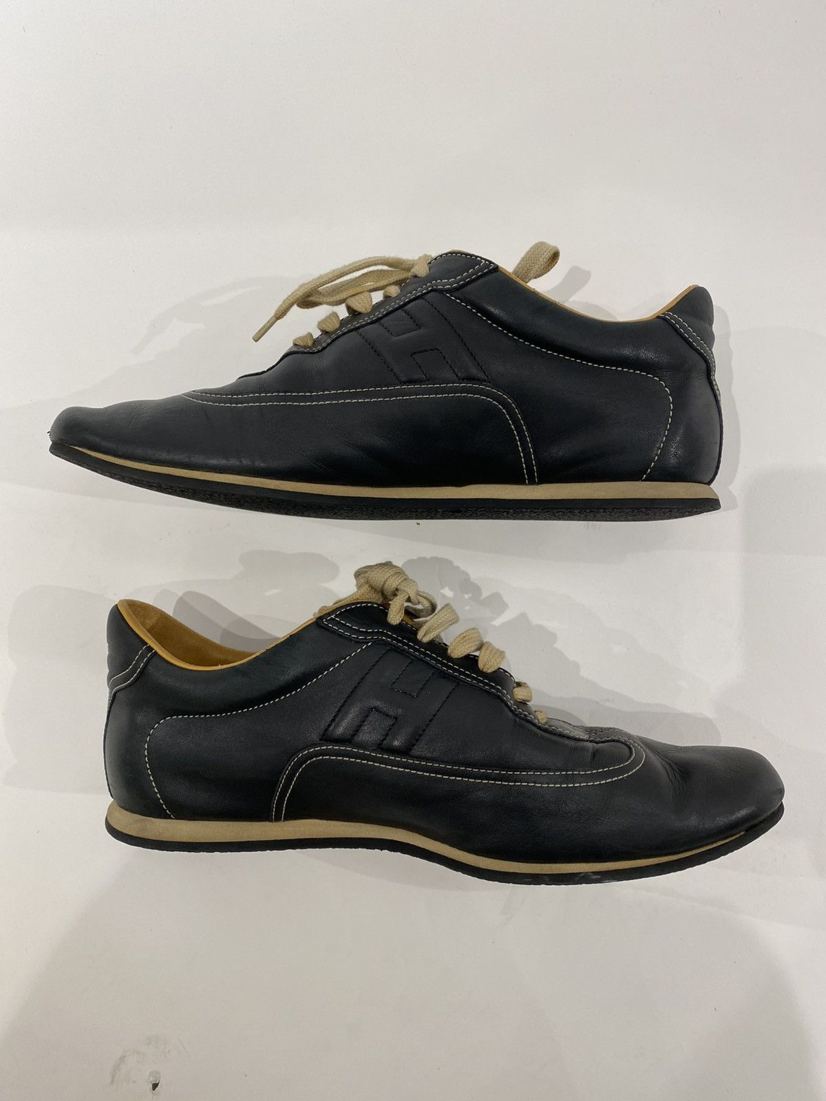 Hermes Hermes Quick Calfskin Leather H logo Sneakers Size 9.5 Size US 9.5 / EU 42-43 - 4 Thumbnail