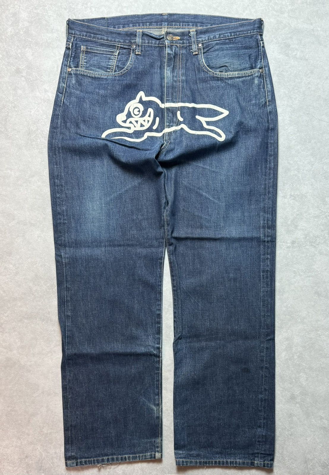 Icecream Last Call ! Vintage 2000s BBC Running Dog Denim Size US 36 / EU 52 - 1 Thumbnail