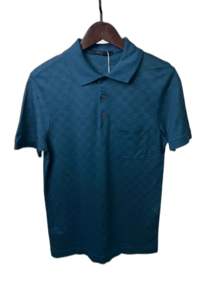 Louis Vuitton Louis Vuitton Blue Checkered Short Sleeve Polo-yf Size US XS / EU 42 / 0 - 1 Thumbnail