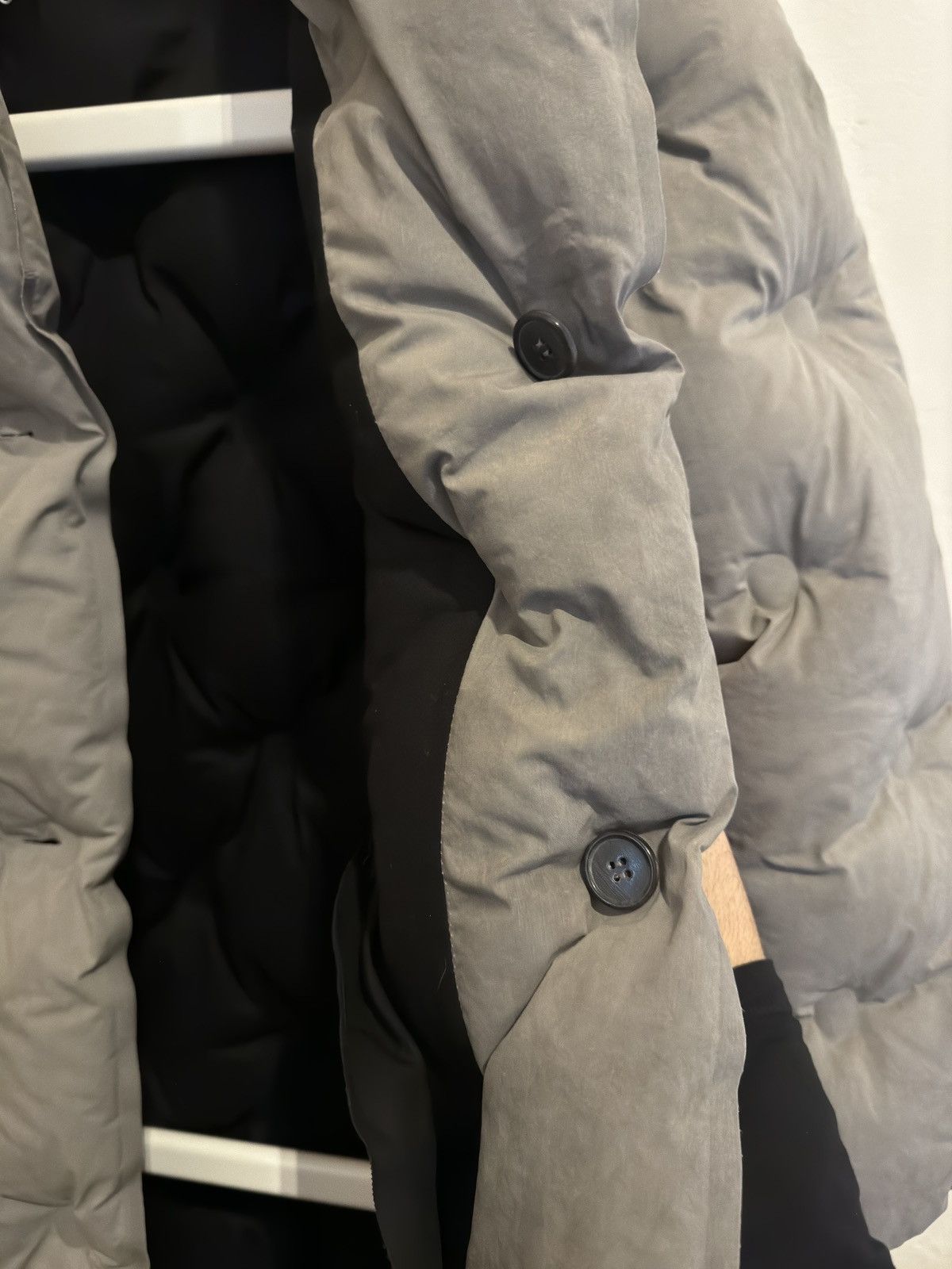Maison Margiela Maison Margiela Oversized Padded Puffer Coat - Grey 36 (S-M) Size S / US 4 / IT 40 - 6 Thumbnail