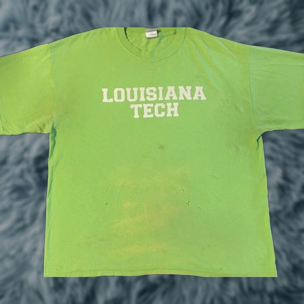 Vintage Vtg Louisiana Tech Faded Distress Shirt XL Neon College Skate Surf Grunge Y2K 90 Size US XL / EU 56 / 4 - 1 Thumbnail