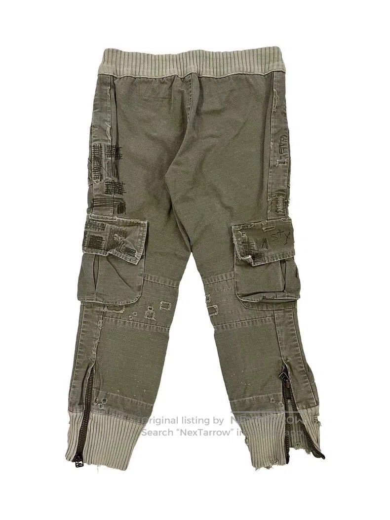 Greg Lauren GREG LAUREN RIPSTOP CARGO PANTS. Size US 26 / EU 42 - 2 Thumbnail