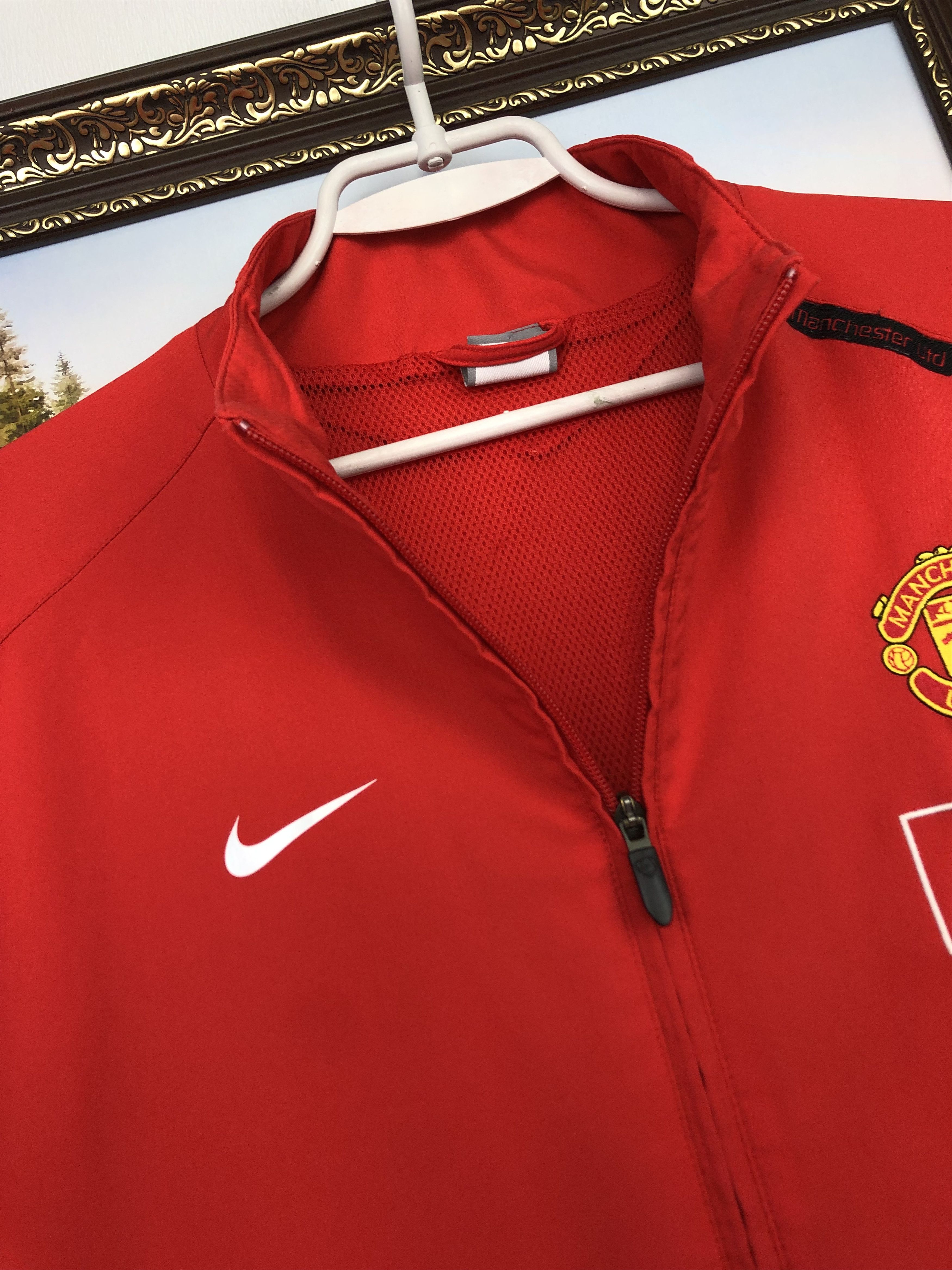 Nike Vintage Nike Manchester United Football Jacket Soccer Track Size US L / EU 52-54 / 3 - 2 Thumbnail