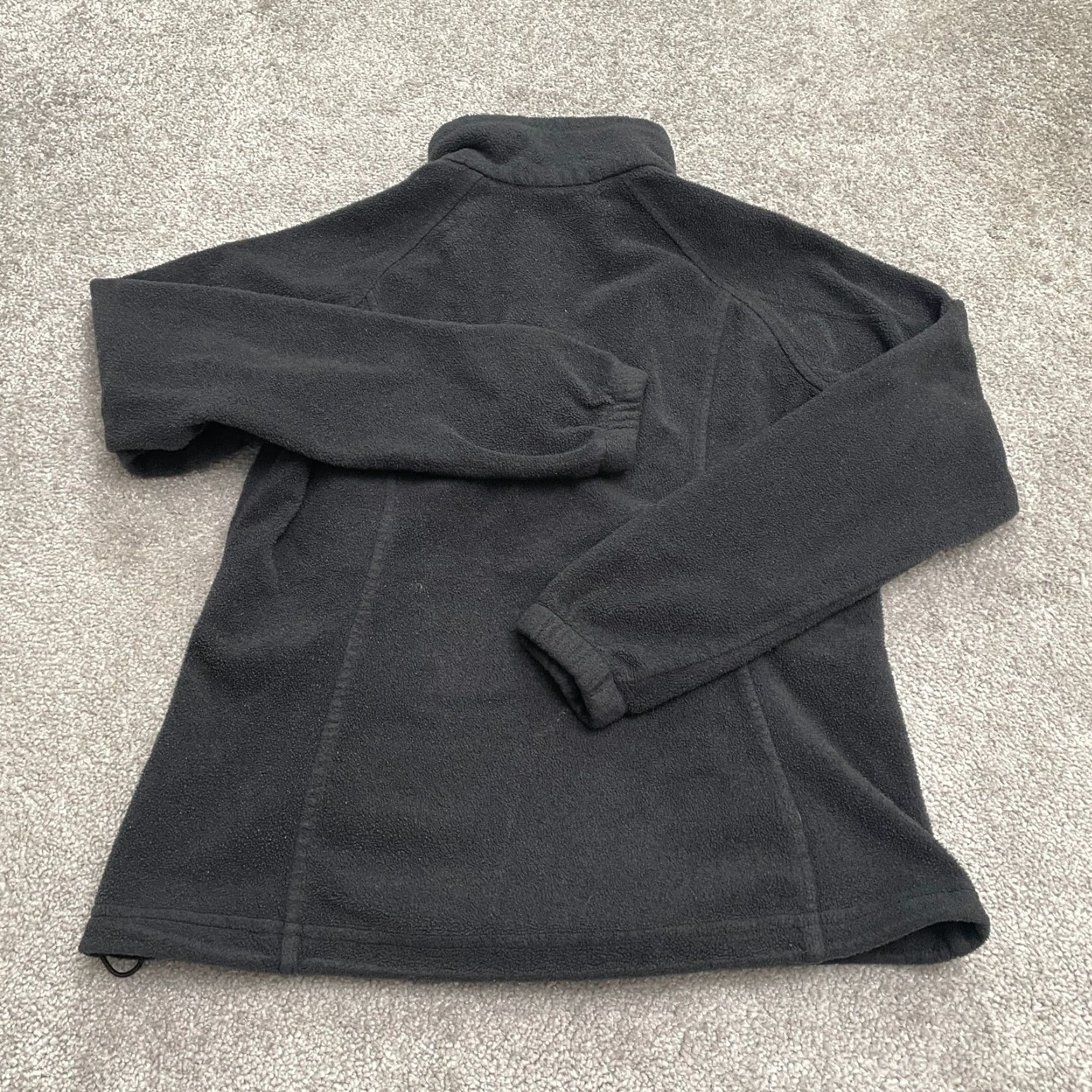 Vintage Columbia Benton Springs Jacket Women Meidum Black Fleece Full Zip Outdoor Hiking Size M / US 6-8 / IT 42-44 - 2 Thumbnail