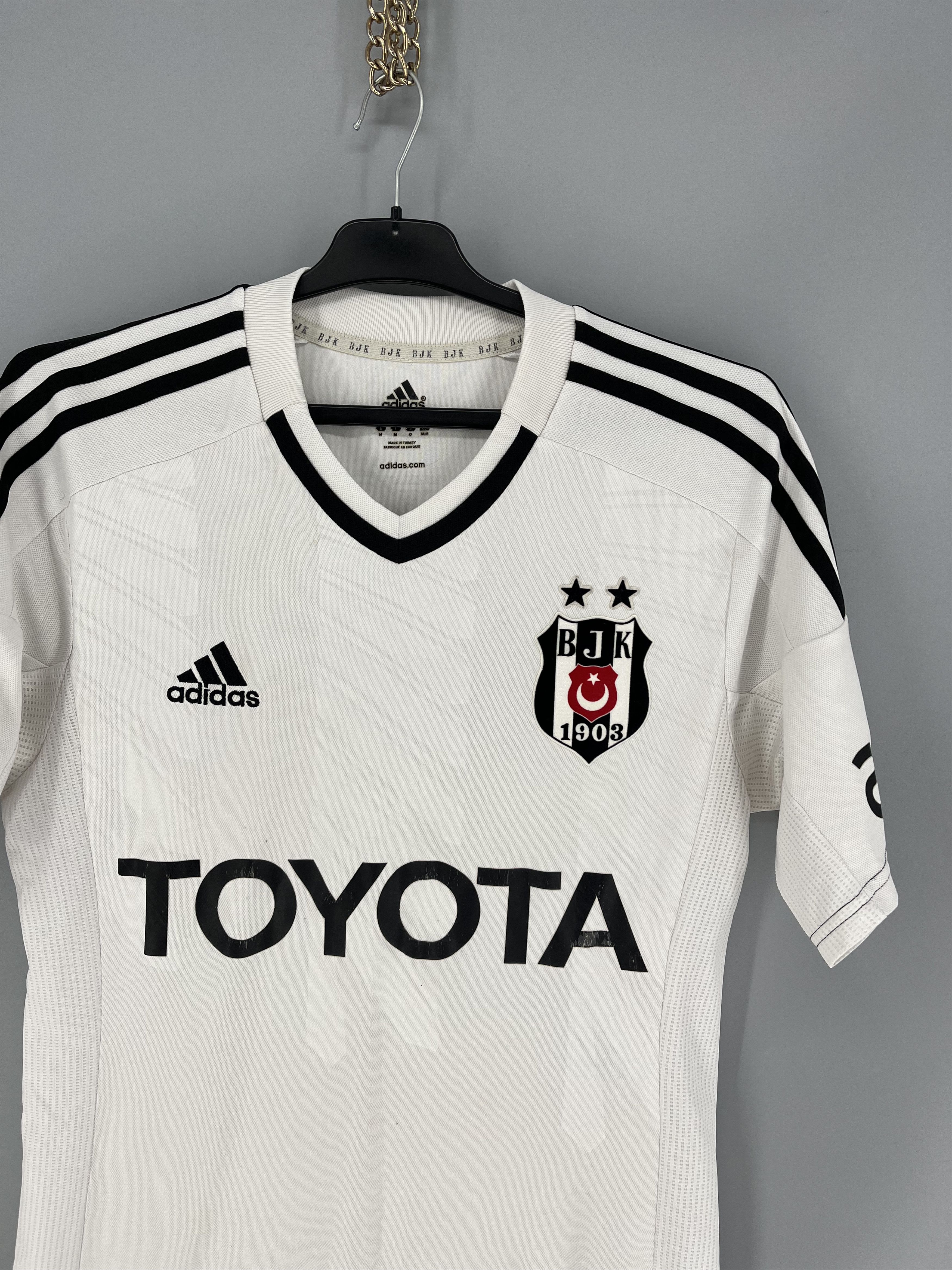 Adidas Beşiktaş 2013 2014 #13 TOLGA Home Football Jersey Adidas Size US M / EU 48-50 / 2 - 5 Thumbnail