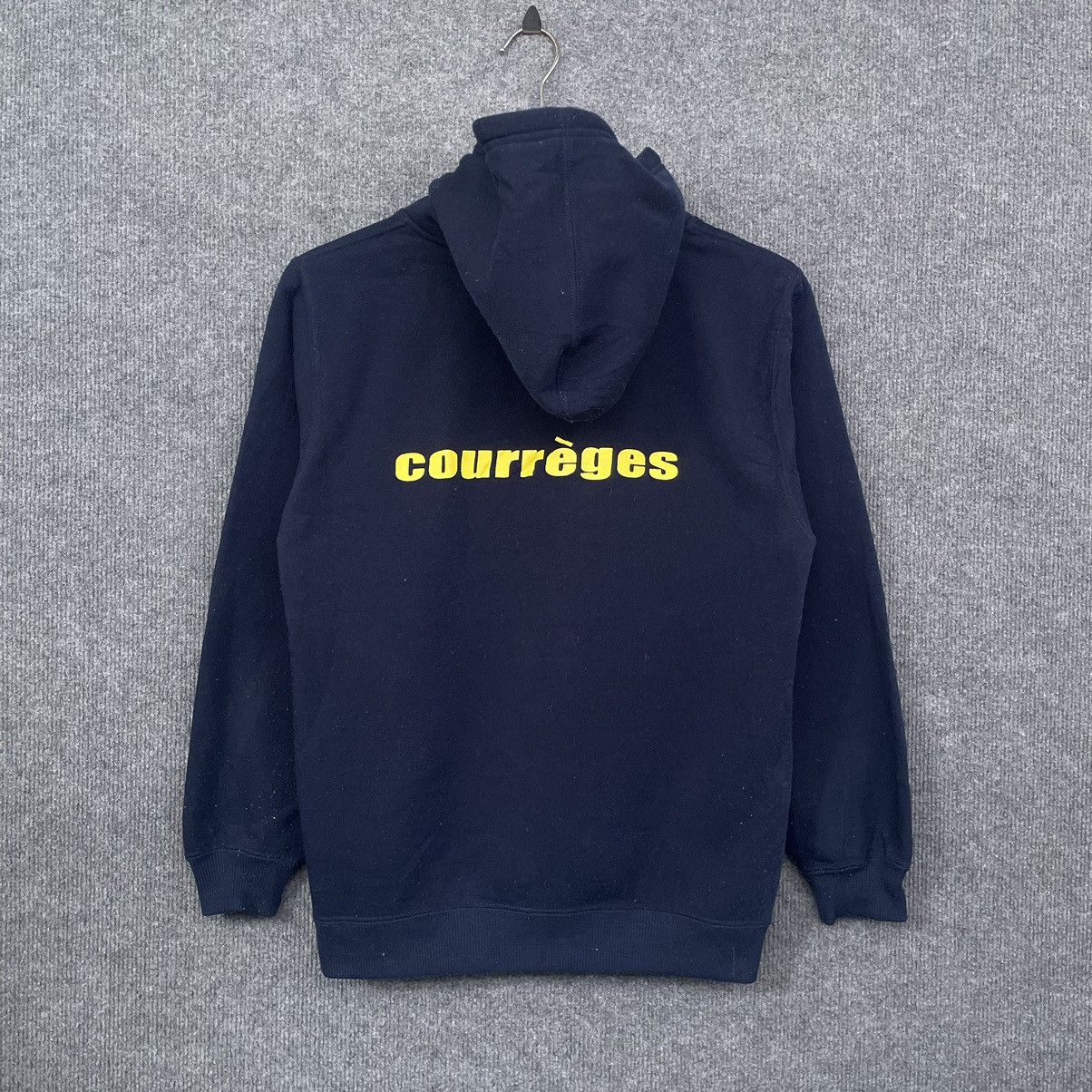 Courreges × Vintage Vintage Courreges Pullover Hoodie Size US S / EU 44-46 / 1 - 1 Thumbnail