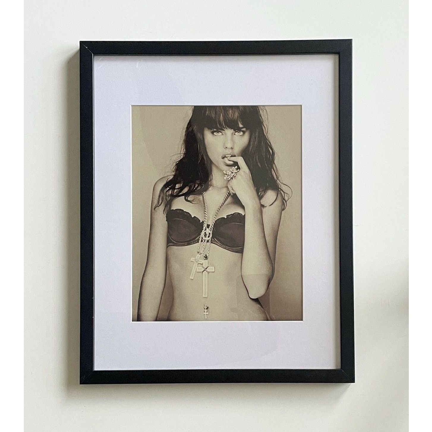 Chrome Hearts × Japanese Brand × Vintage Chrome Hearts Hot girl photo Poster framed 11x14 Size ONE SIZE - 1 Thumbnail