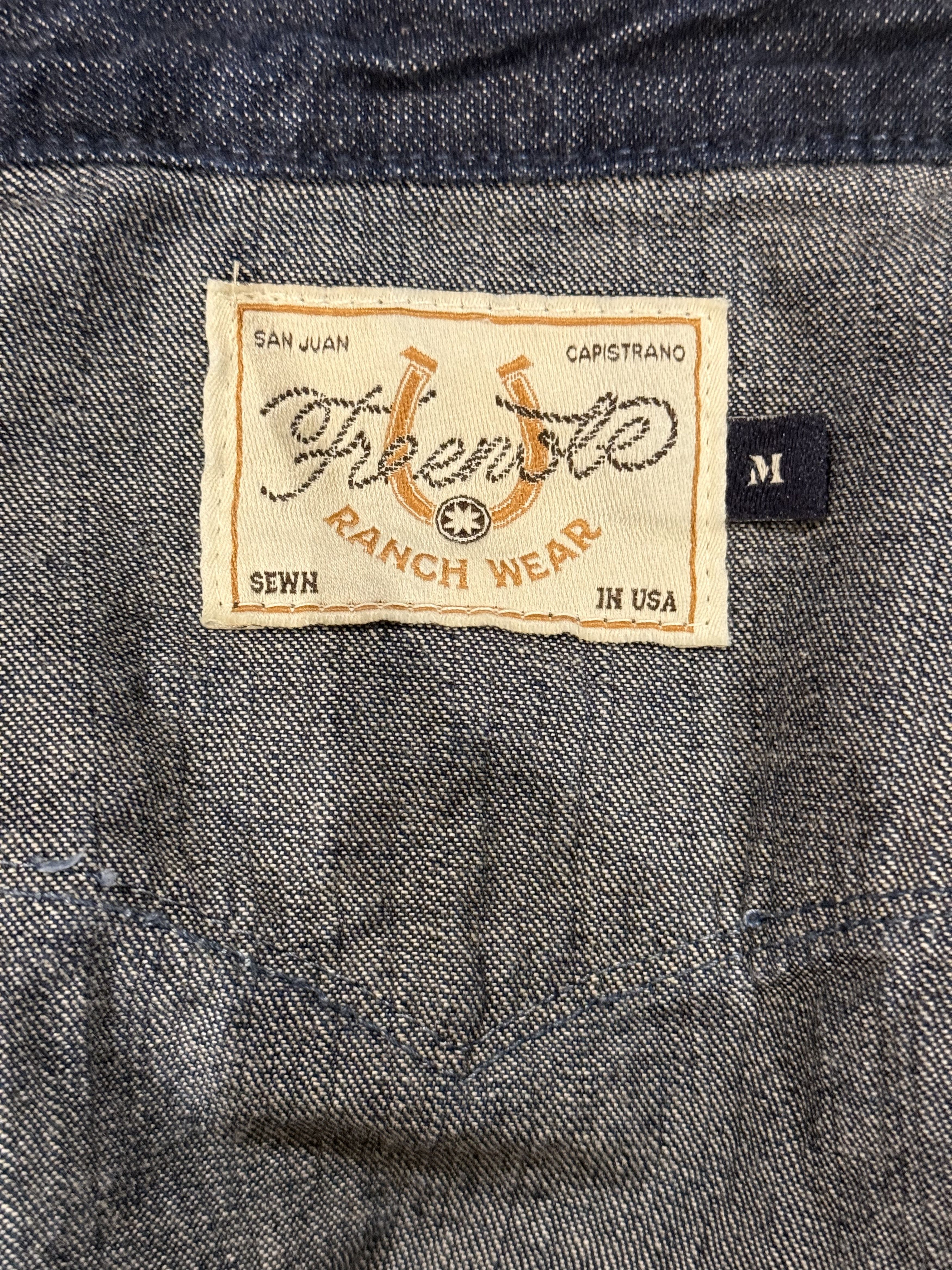 Freenote Cloth 💚 Freenote Cloth 11 Ounce 1900s Selvedge Denim Western NEW Size US M / EU 48-50 / 2 - 18 Thumbnail