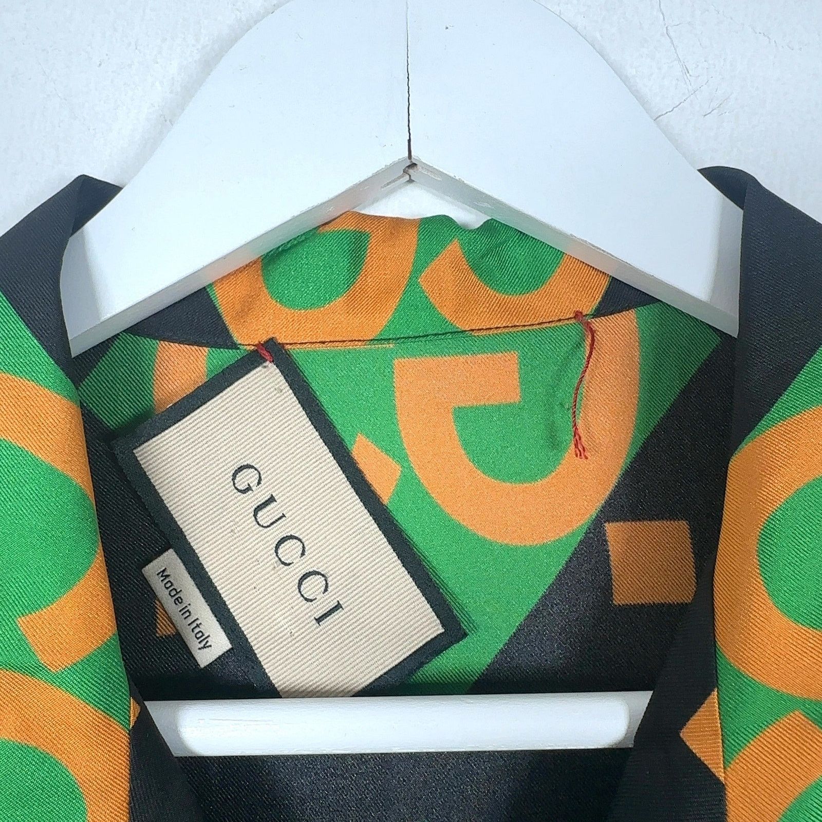 Gucci Gucci Mono-Block Silk Button-Up Shirt Size US M / EU 48-50 / 2 - 6 Thumbnail