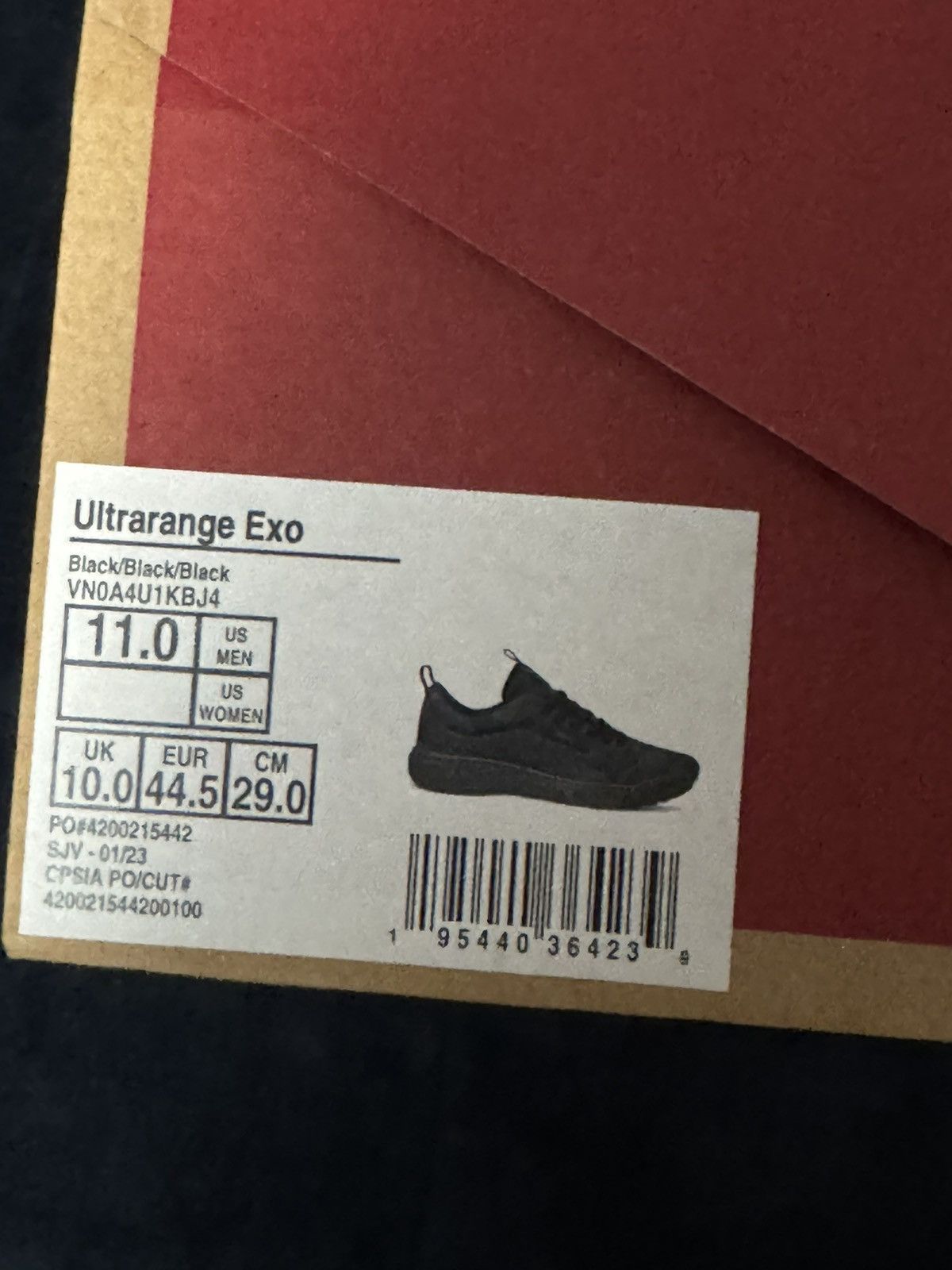 Vans vans Ultrarange Exo black Size US 11 / EU 44 - 1 Thumbnail