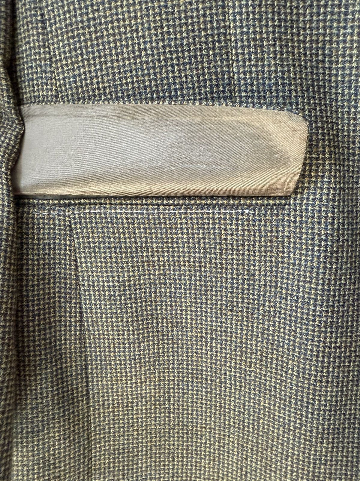 Hart Schaffner Marx Nordstrom Houndstooth Wool Sport Coat Blazer Size 46R - 9 Thumbnail