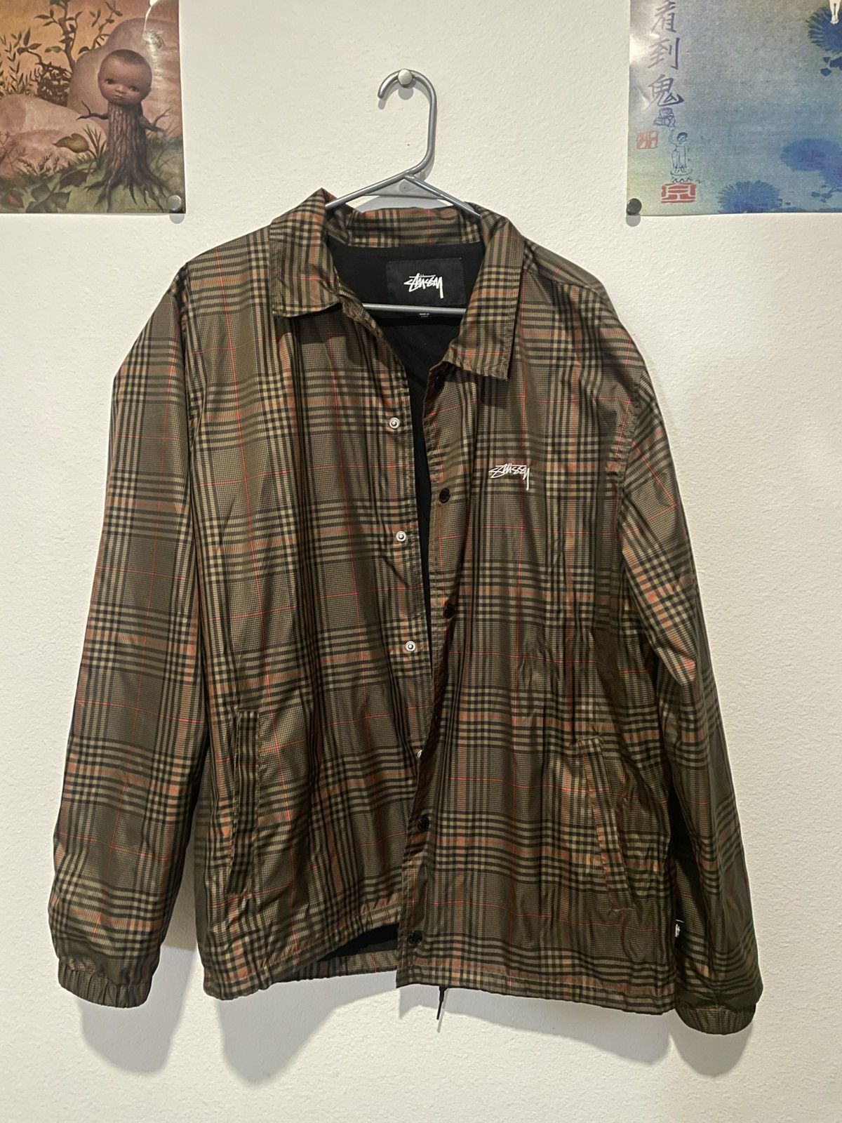 Stussy Plaid Jacket | Grailed