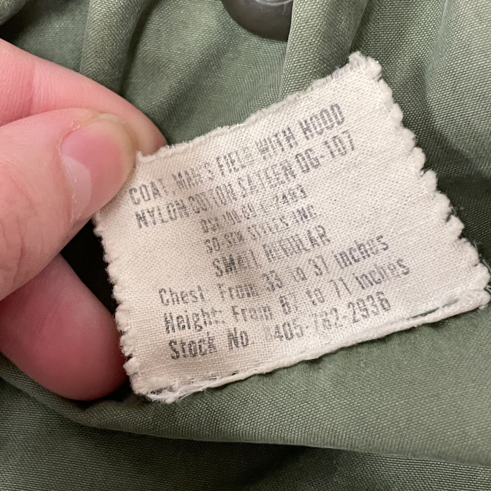 Other Vtg So-Sew Vietnam War Military OG 107 SATEEN Field Jacket Size US S / EU 44-46 / 1 - 7 Thumbnail