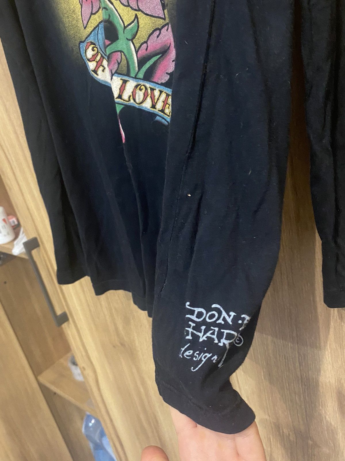 Christian Audigier Made in USA vintage collector’s Ed Hardy long sleeve. Size US M / EU 48-50 / 2 - 7 Thumbnail
