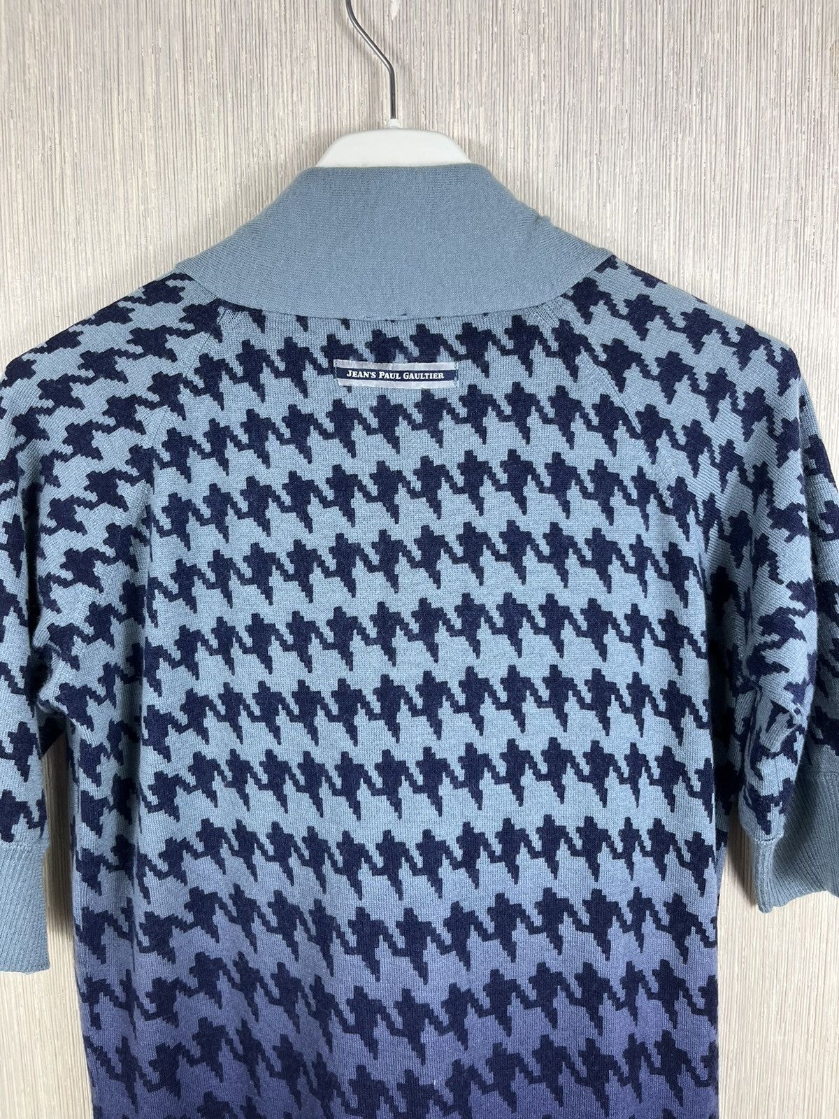 Jean Paul Gaultier × Vintage Jean Paul Gaultier jeans JPG houndstooth cashmere wool dress Size L / US 10 / IT 46 - 19 Thumbnail
