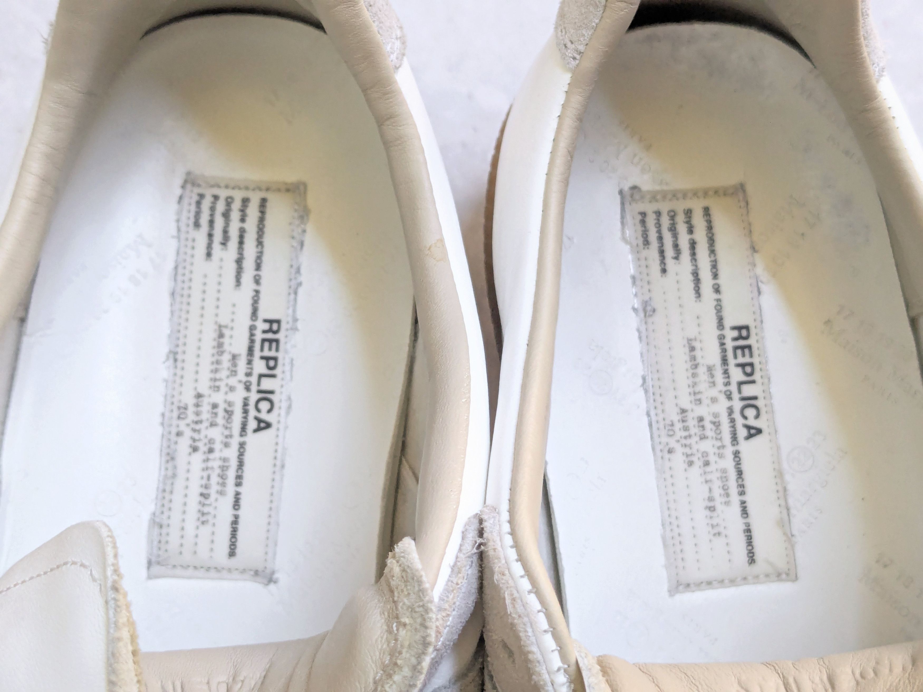 Maison Margiela Maison Margiela Replica GAT 11 44 White Gray Gum Low Tops Size US 11 / EU 44 - 8 Thumbnail