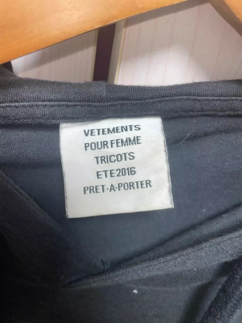 Vetements Vetements Balck Titanic printed thin cotton hoodie Size US M / EU 48-50 / 2 - 4 Thumbnail