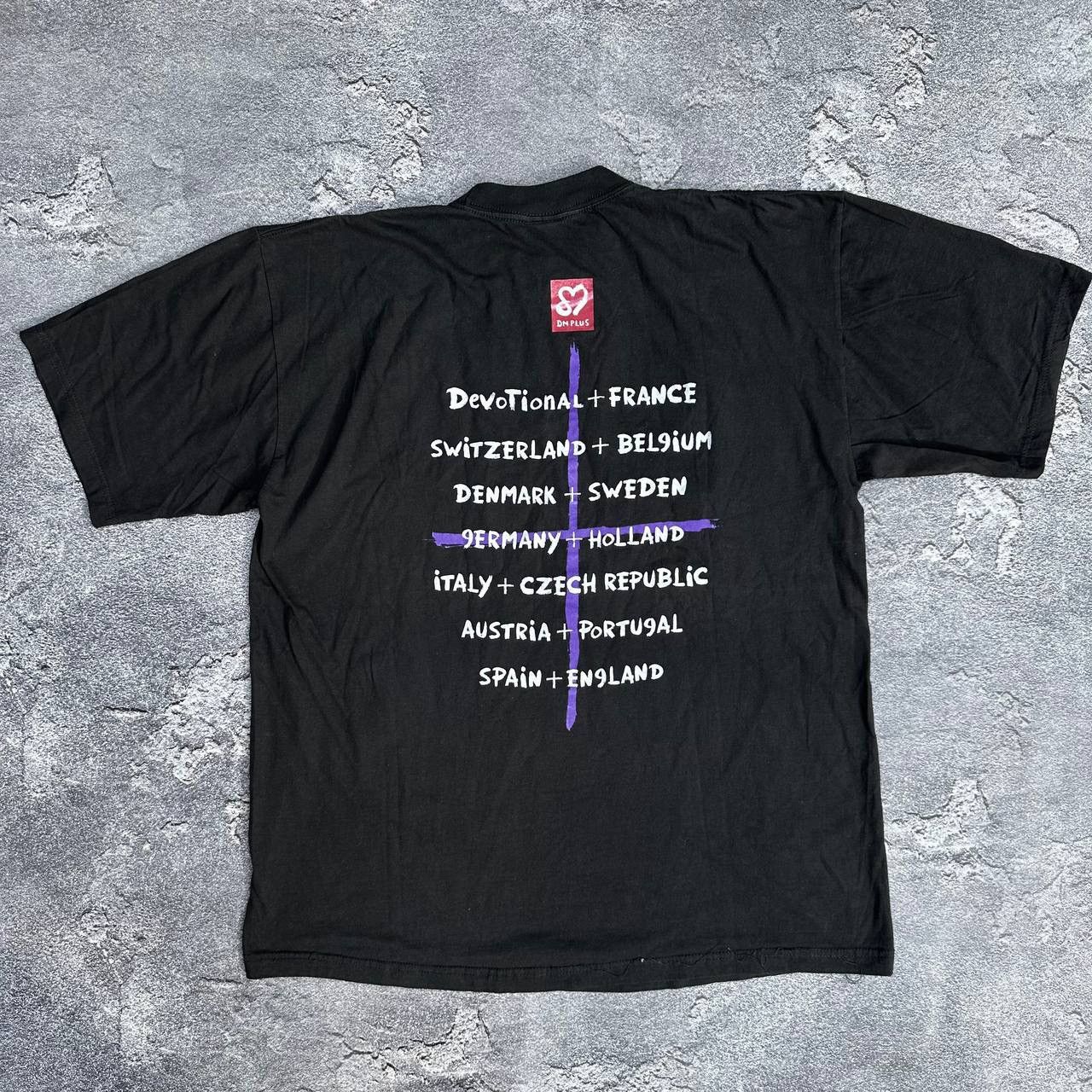 Band Tees × Vintage Vintage 1993 Depeche Mode Tour Tee Size US XL / EU 56 / 4 - 2 Thumbnail