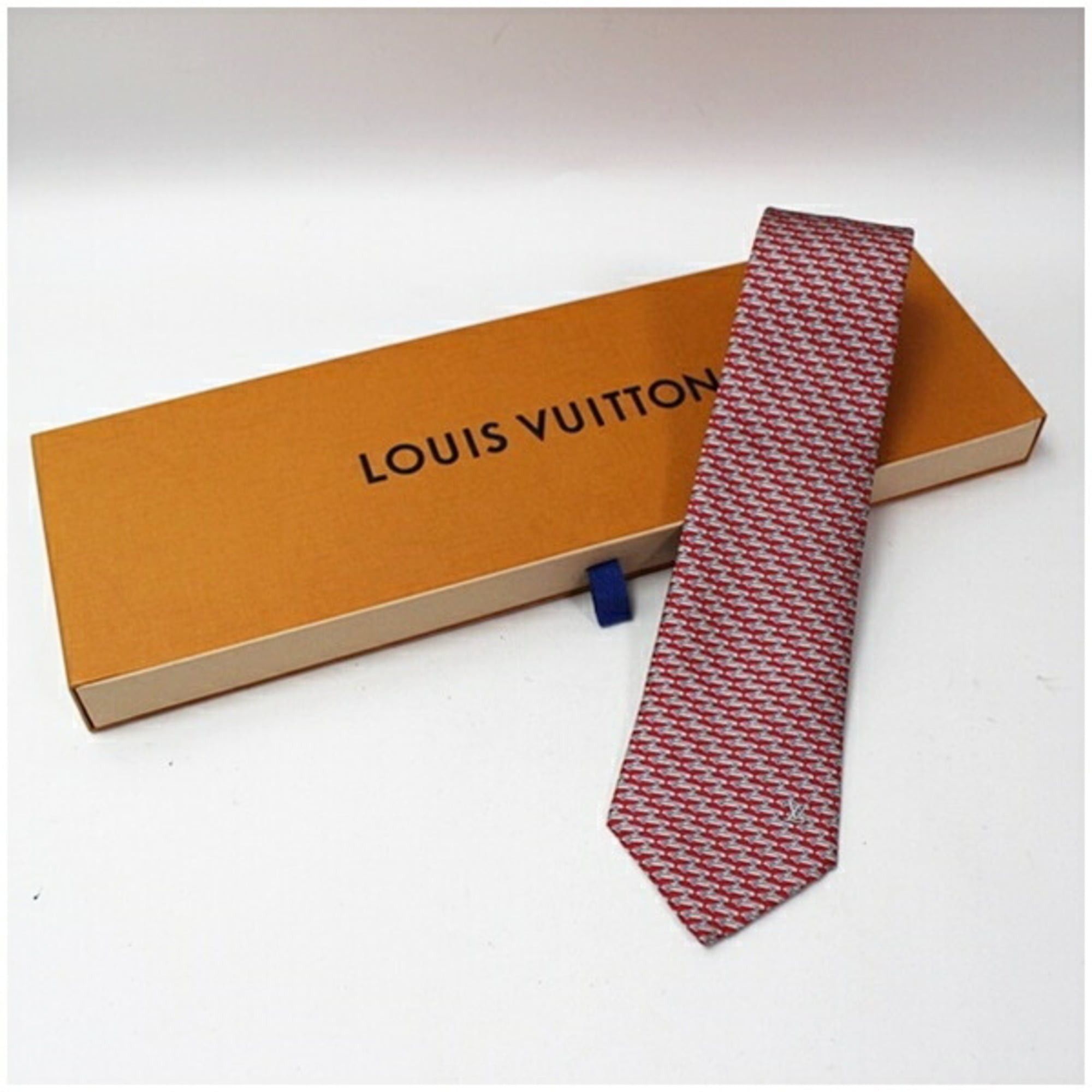 Louis Vuitton Louis Vuitton Silk Tie M73129 Car Pattern LOUIS VUITTON Men's Size ONE SIZE - 1 Thumbnail
