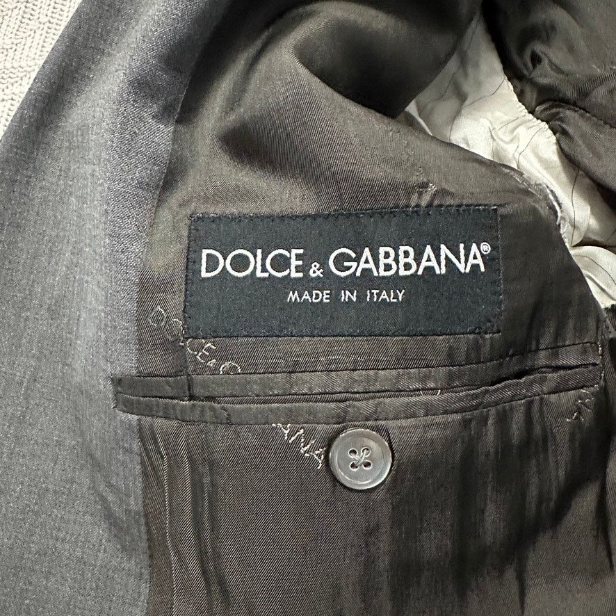 Dolce & Gabbana Dolce & Gabbana gray wool two button blazer size 38R Size 38R - 4 Thumbnail