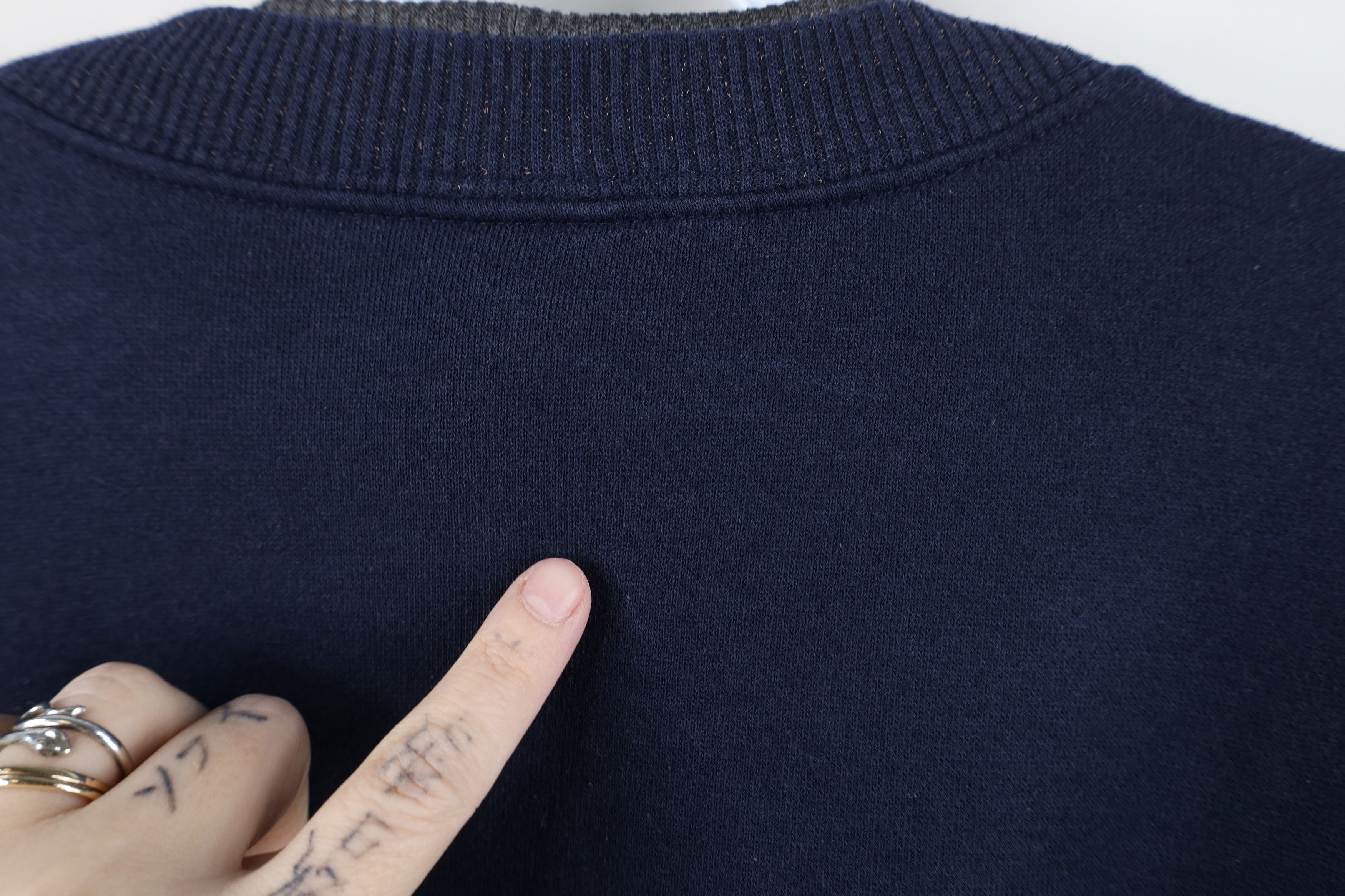 Vintage Vintage 90s Streetwear Block Elbow Patch Cut Off Sweatshirt Size US M / EU 48-50 / 2 - 12 Thumbnail
