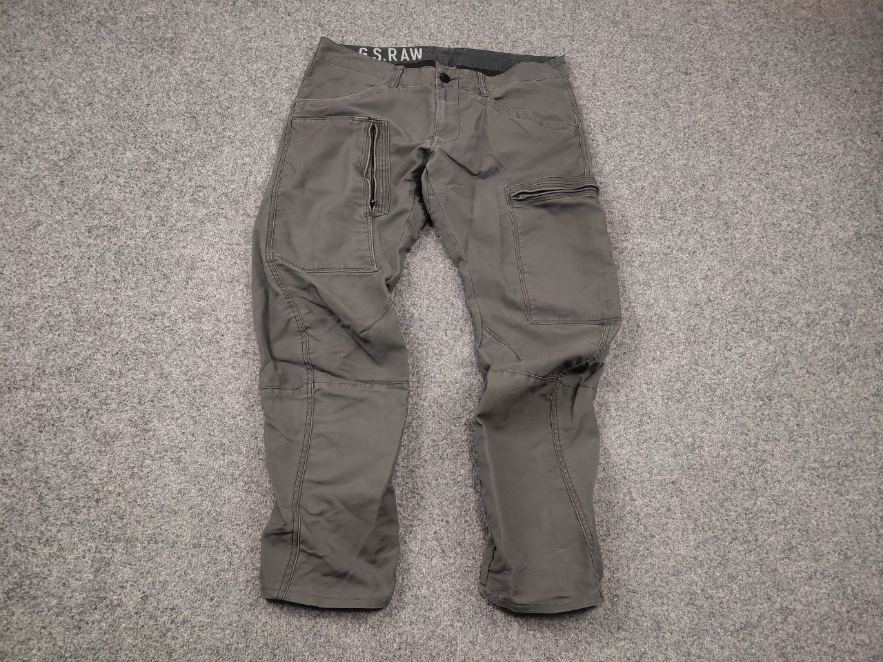 G-Star Vintage G Star Raw Powel 3D Multi pocket cargo Zip Pants Y2k Size US 36 / EU 52 - 3 Thumbnail