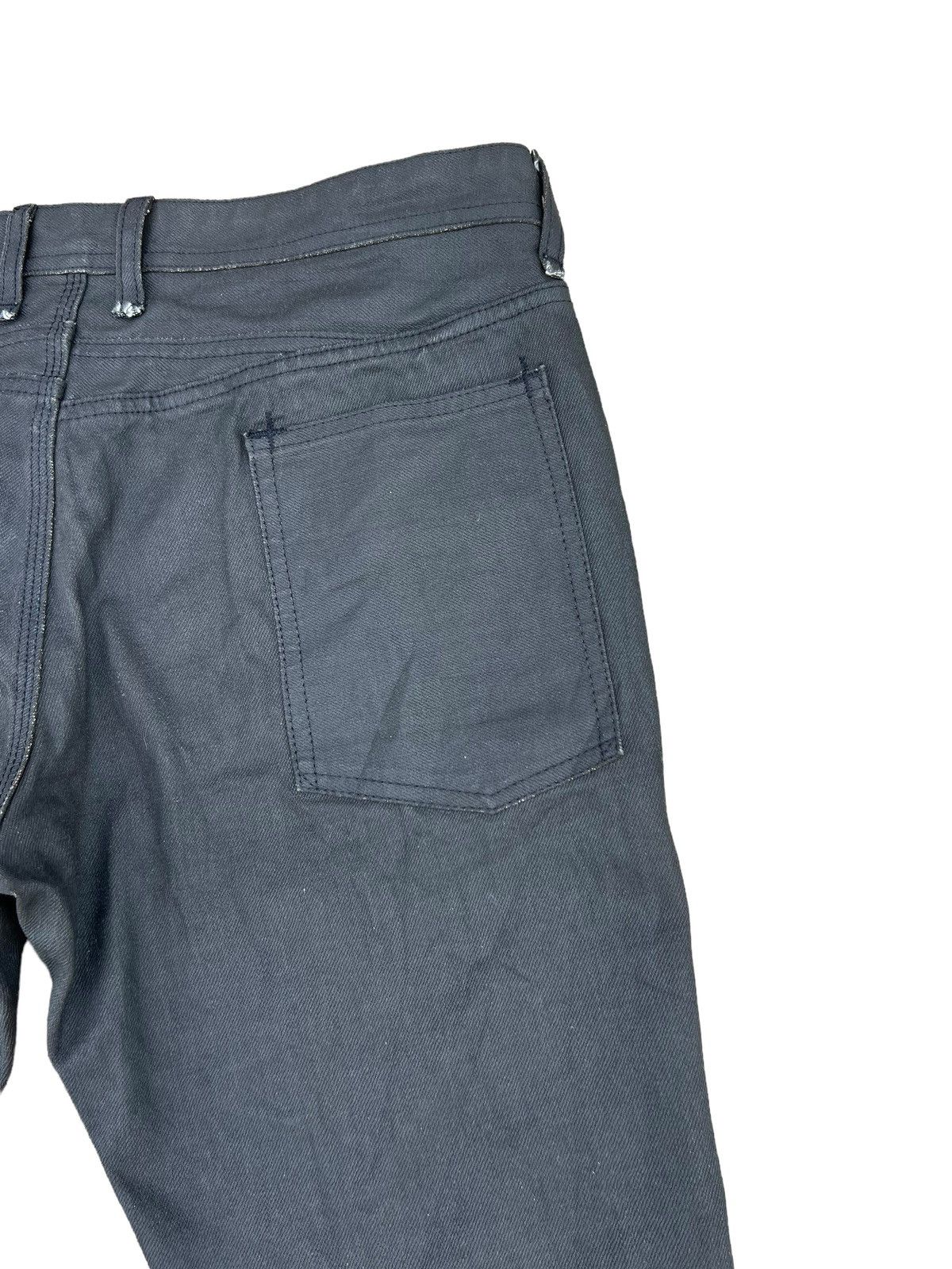 R.Newbold R.Newbold X D.I.E Waxed Denim Regular Jeans Size US 31 - 17 Thumbnail