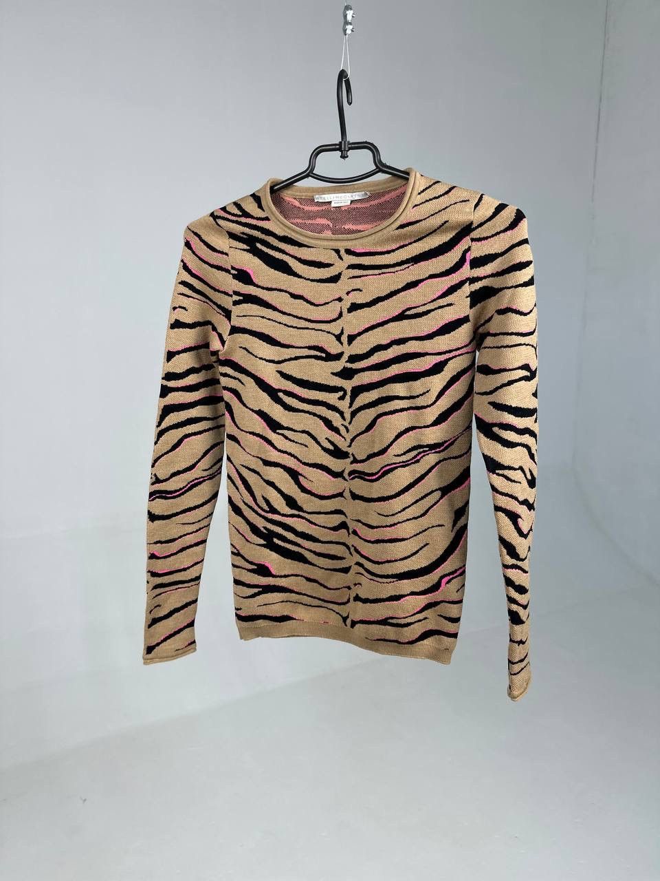 Stella McCartney Stella McCartney Tiger-Stripe Print Jacquard Sweater Size XS / US 0-2 / IT 36-38 - 1 Thumbnail
