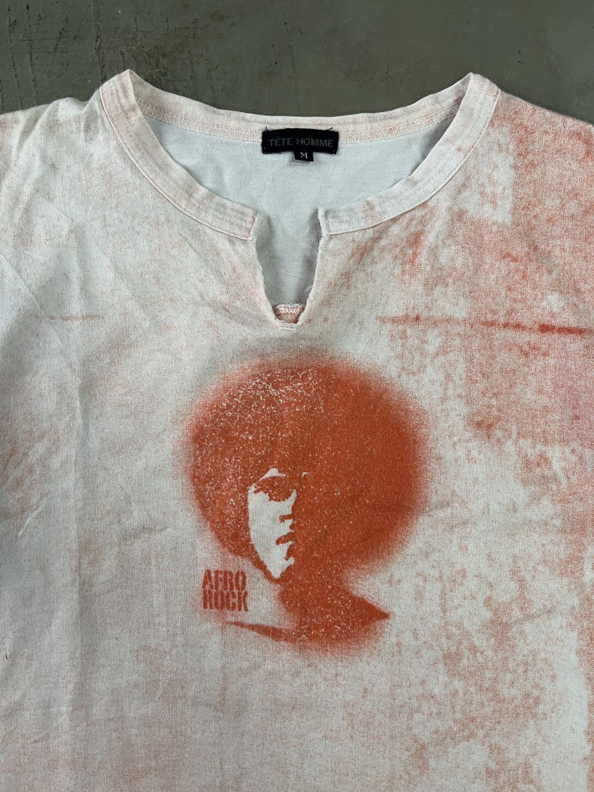 Issey Miyake 1990's Vintage Issey Miyake Tete Homme Afro Rock Shirt Size US S / EU 44-46 / 1 - 2 Thumbnail