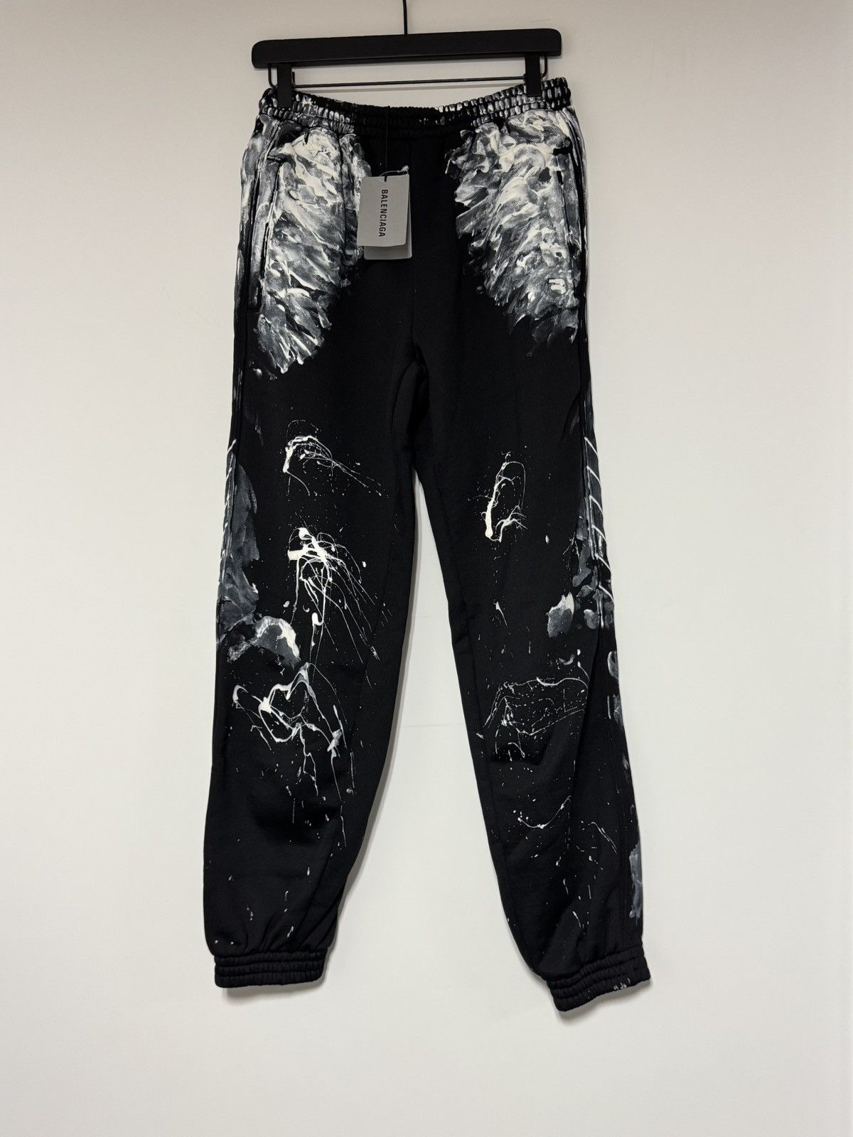 Paint splatter jogger pants