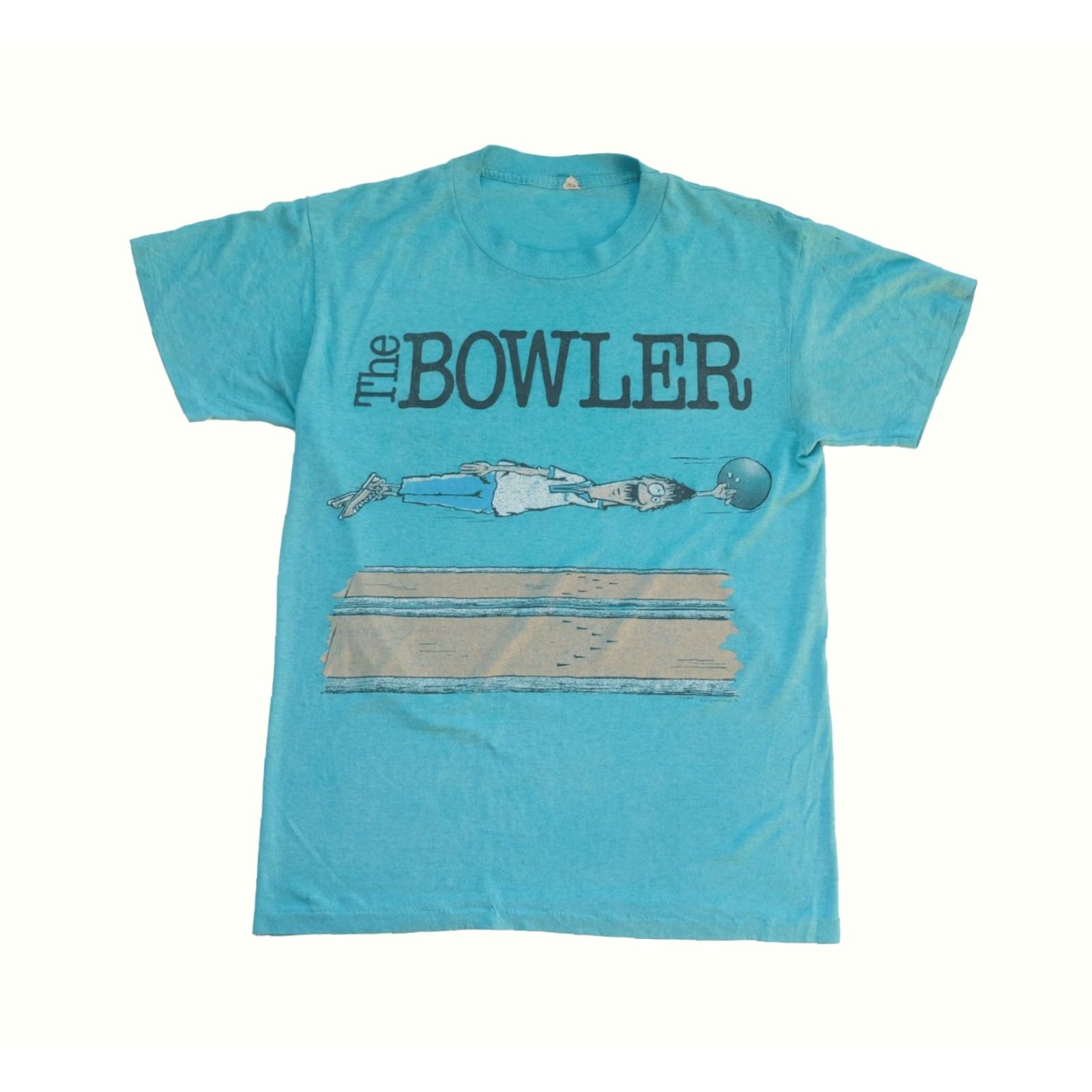Sunray Sportswear VINTAGE SUN SPORTSWEAR CARTOON COMIC BOOK THE BOWLER HAFFNER 80s 90s VTG T SHIRT M BLUE Shirt Men Stars 80s theme Graphic Print Short Sleeve Crew Neck Size US M / EU 48-50 / 2 - 3 Thumbnail