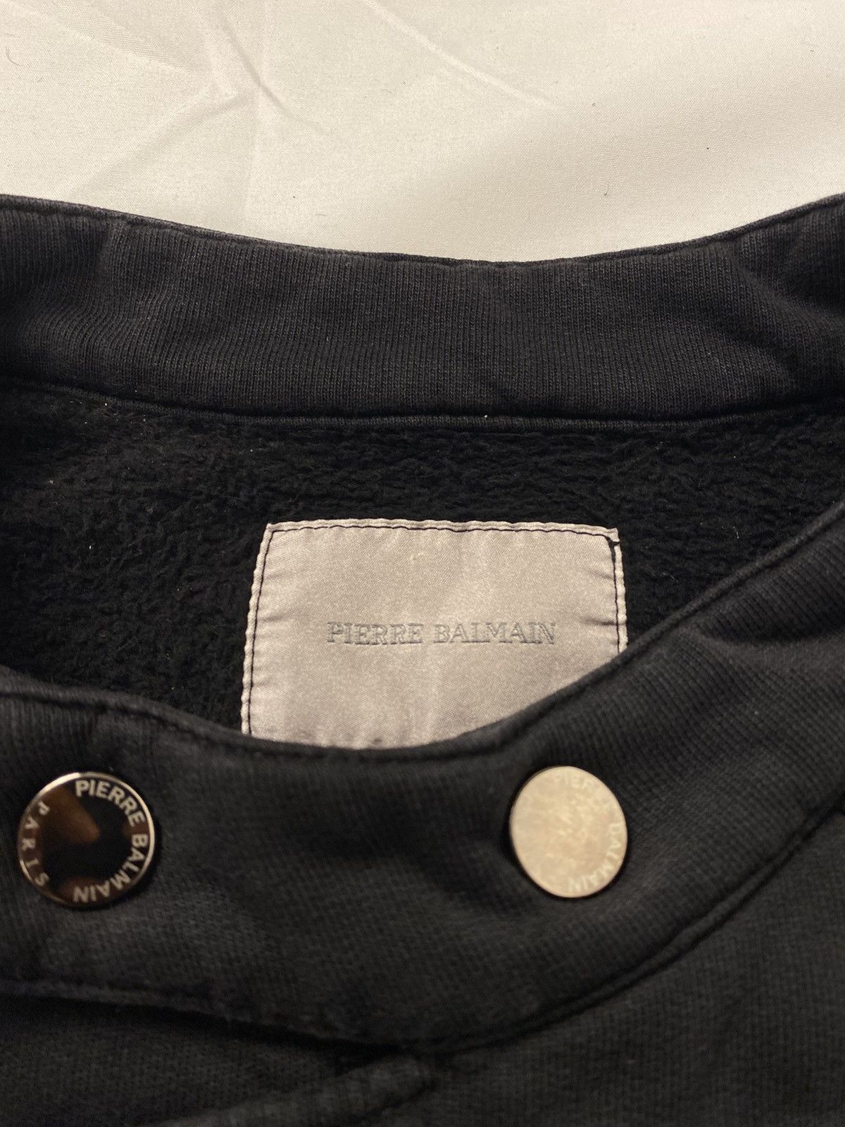 Balmain Rare 🔥 Pierre Balmain Black Biker Asymmetrical Jacket Size US M / EU 48-50 / 2 - 7 Thumbnail