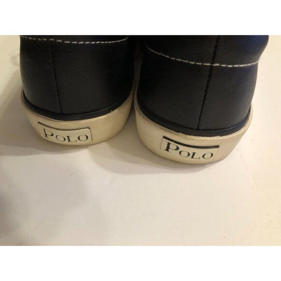 Polo Ralph Lauren polo ralph lauren men's leather fashion sneakers size: 10D Size US 10 / EU 43 - 4 Thumbnail