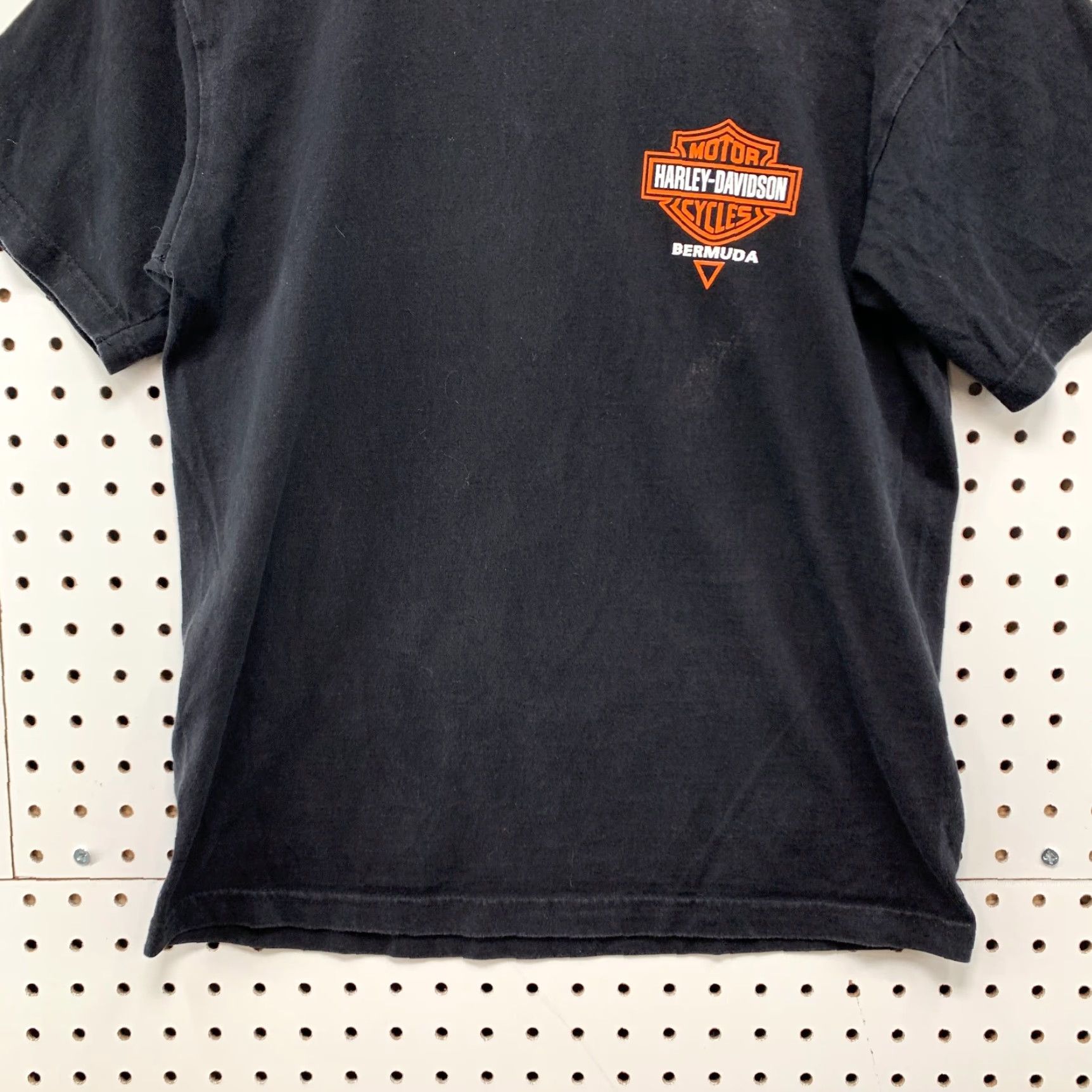 Harley Davidson VINTAGE Harley-Davidson Motorcycle Shirt Black Orange Womens Small 90s Size S / US 4 / IT 40 - 7 Thumbnail