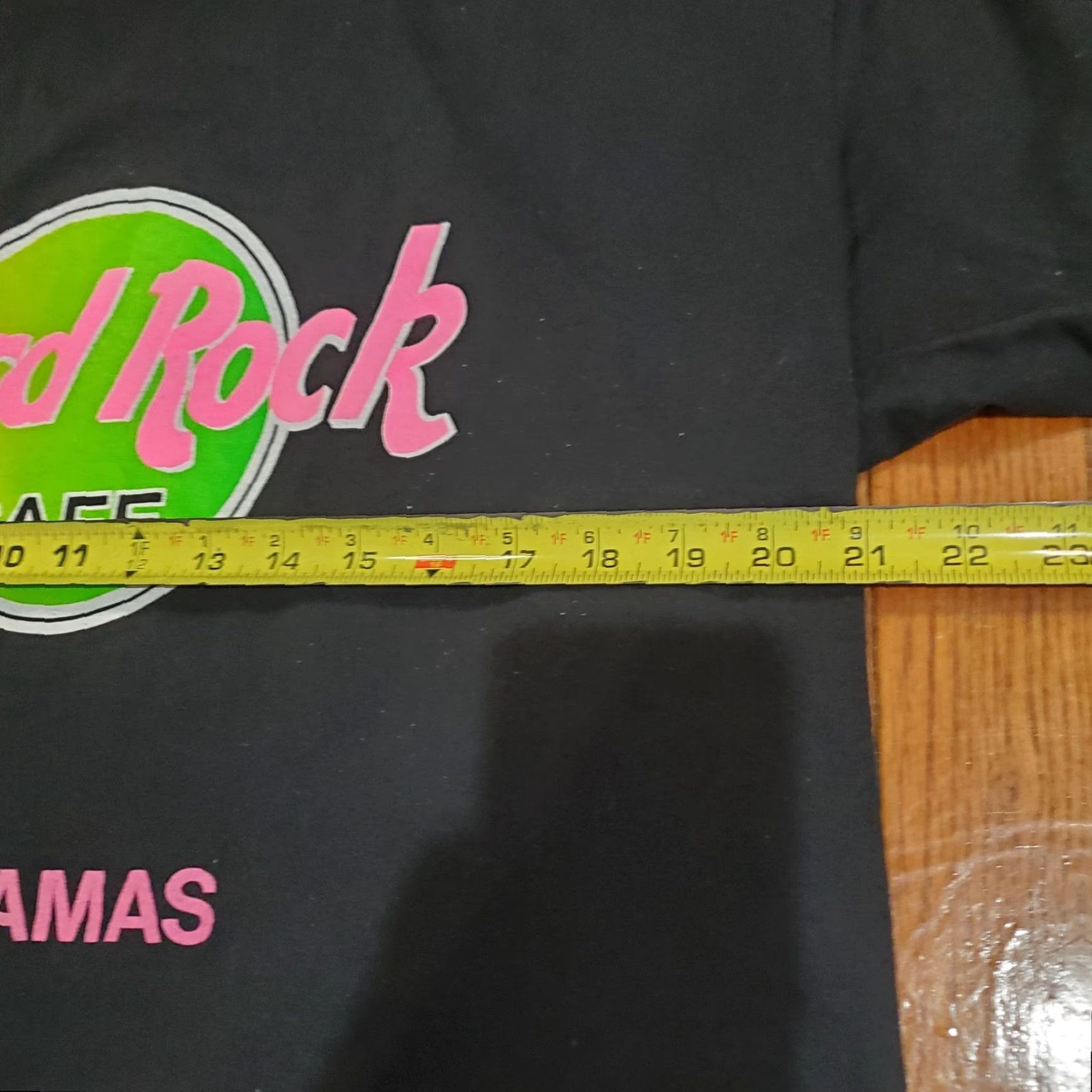 Fruit Of The Loom VINTAGE Hard Rock Cafe Shirt Mens XL Black Bahamas Made USA T-Shirt Tee 90s Size US XL / EU 56 / 4 - 4 Thumbnail