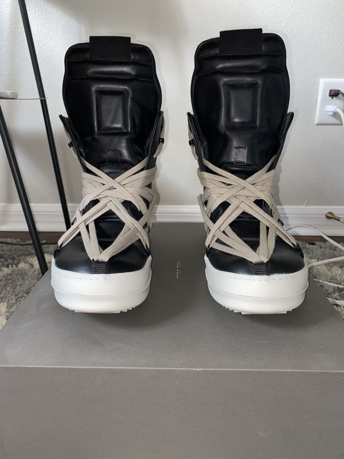 Rick Owens Mega Lace Geobasket | Grailed