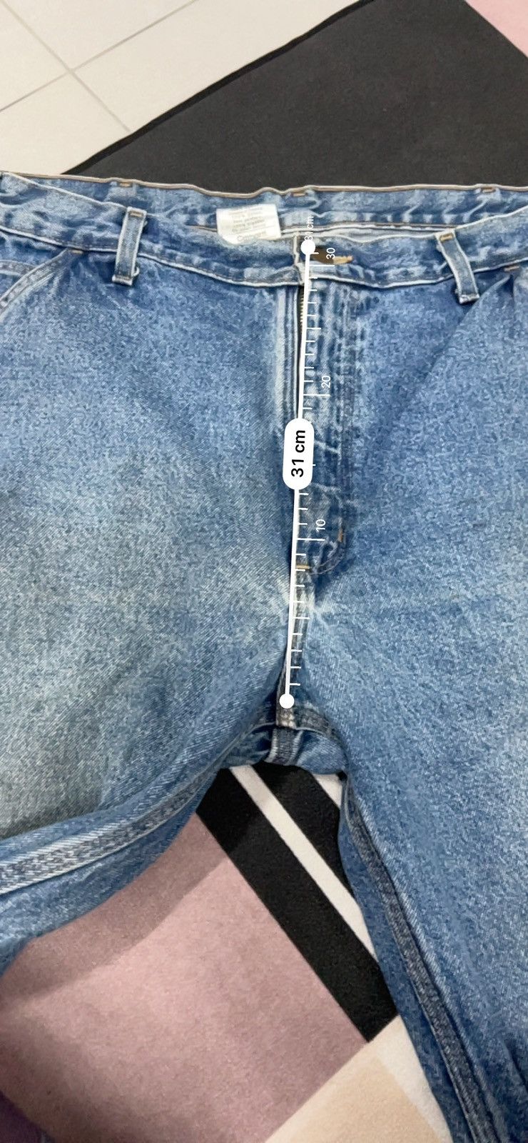 Carhartt × Vintage Carhartt - Dungaree Fit denim Size US 36 / EU 52 - 8 Thumbnail