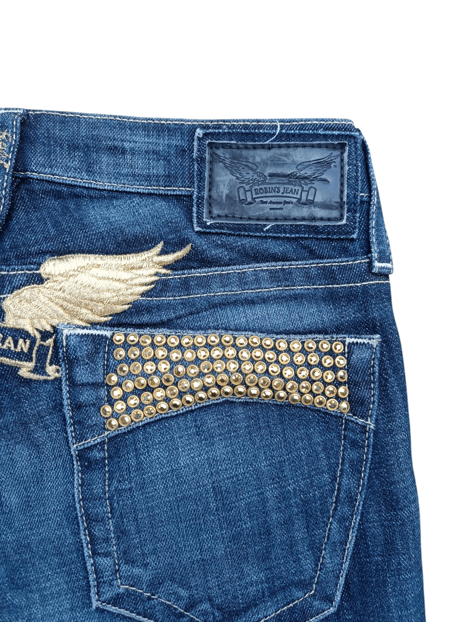 Robins Jeans FLARED Robins Jeans Embroidery Logo Denim Size US 26 / EU 42 - 20 Thumbnail
