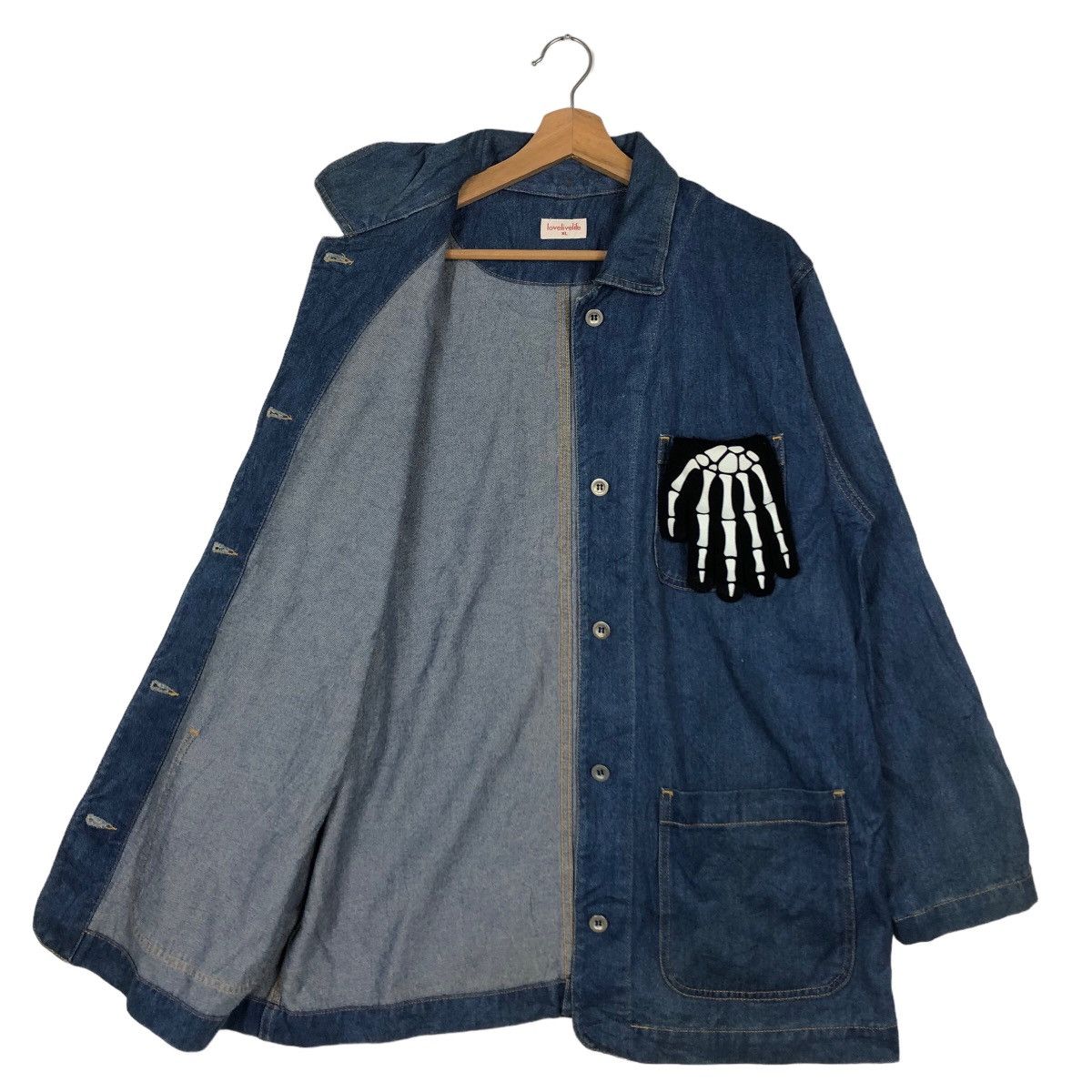 Japanese Brand 🔥Chore Work Denim Jacket Lovelivelife Issey Miyake Design Size US XL / EU 56 / 4 - 9 Thumbnail