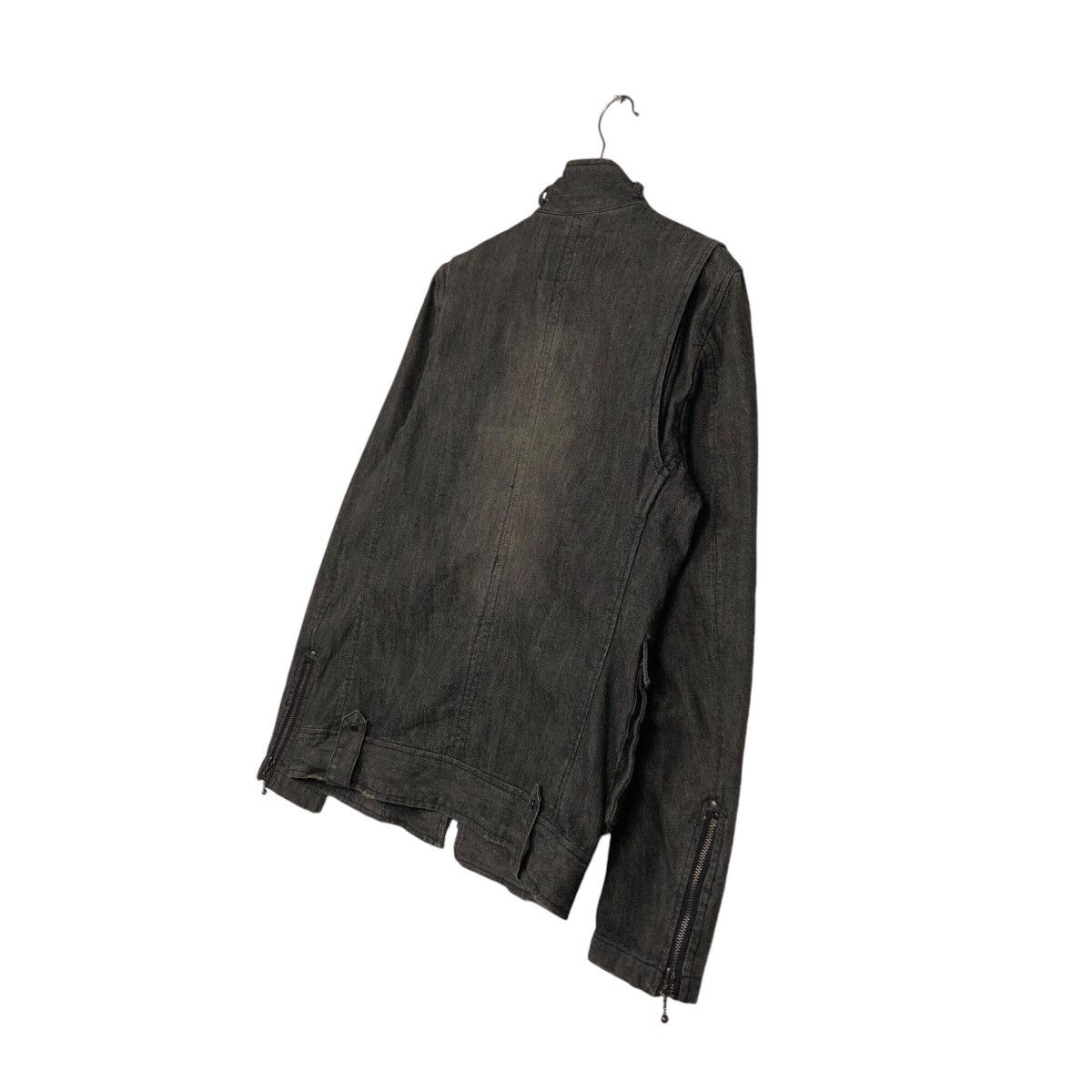 Japanese Brand 📌Vintage Denim Biker Jacket Zipper Issey Miyake Size US M / EU 48-50 / 2 - 11 Thumbnail