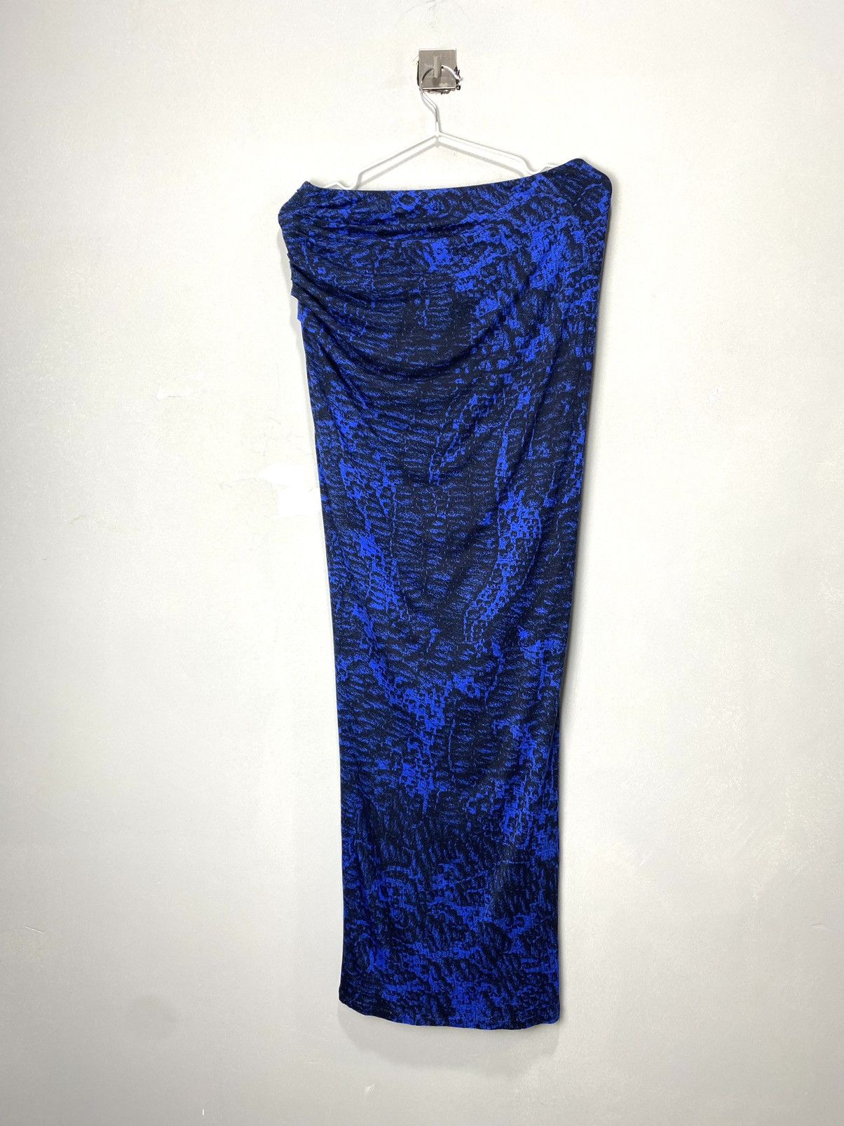 Other Rare! Helmut Lang Black Blue Printed Skirt Dress Size S / US 4 / IT 40 - 9 Thumbnail