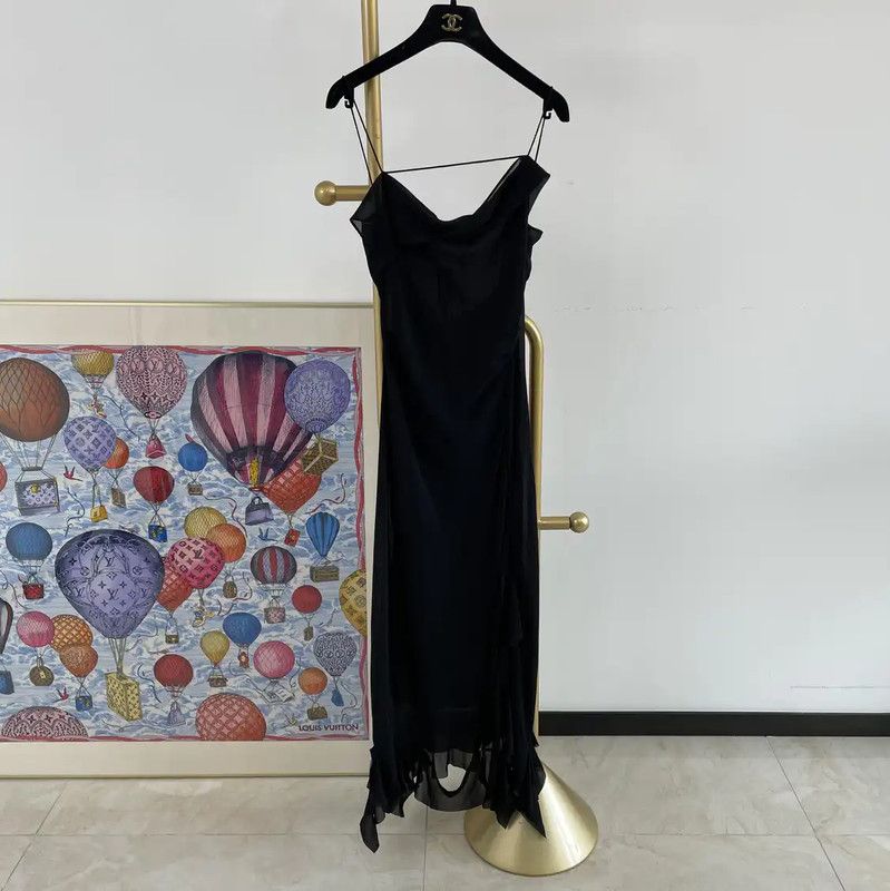 Acne Studios Acne Studios Black Sleeveless Midi Dress Size XS / US 0-2 / IT 36-38 - 1 Thumbnail