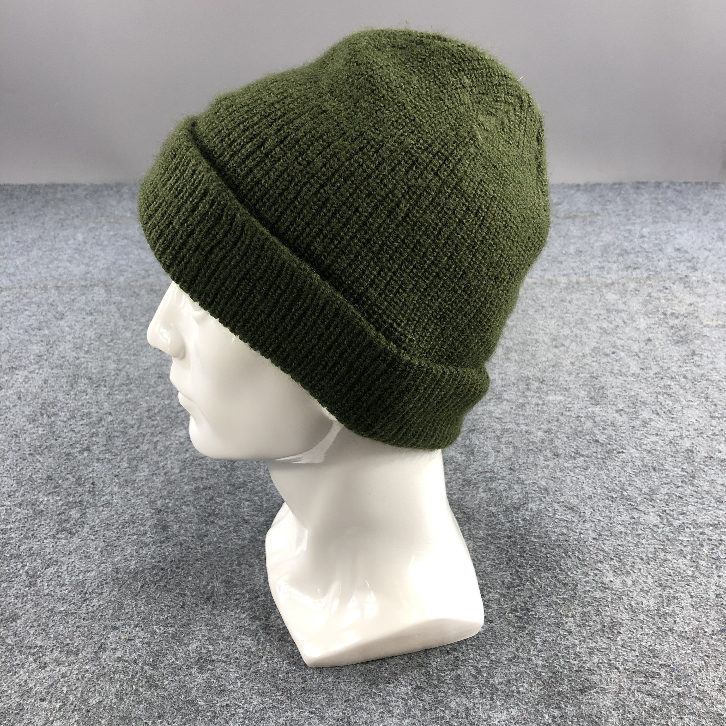 Vintage Unknown Green Fisherman Wool Beanie Snowcap Snow Hat B120 Size ONE SIZE - 2 Thumbnail