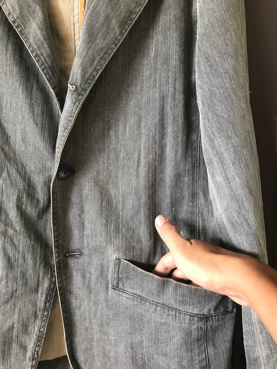 Japanese Brand × Tornado Mart Vintage Tornado Mart Denim Blazer Jacket Size US M / EU 48-50 / 2 - 2 Thumbnail