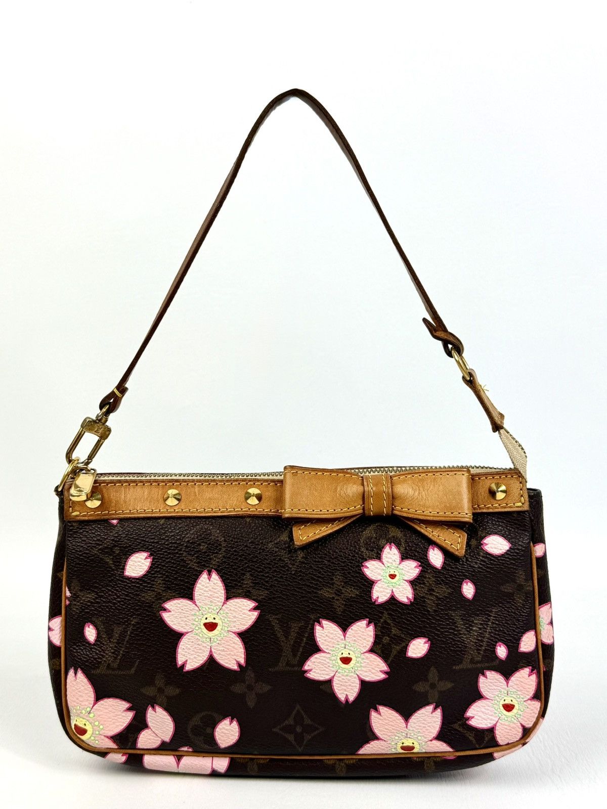 Louis Vuitton × Takashi Murakami Louis Vuitton - Murakami - SS/03 - Cherry Blossom - Pochette Size ONE SIZE - 1 Thumbnail