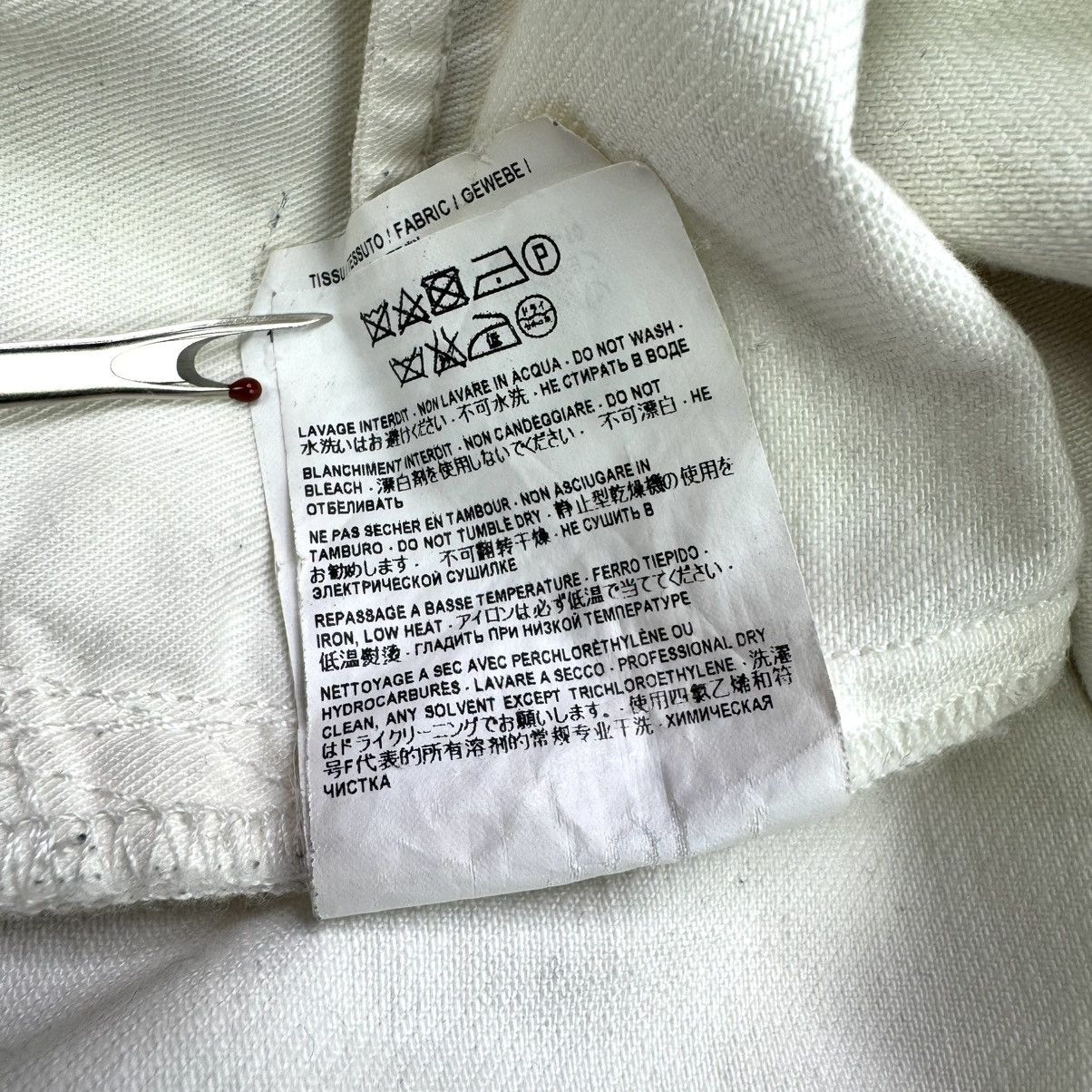 Saint Laurent Paris SAINT LAURENT PARIS SS19 WHITE D17 DENIM Size US 30 / EU 46 - 6 Thumbnail