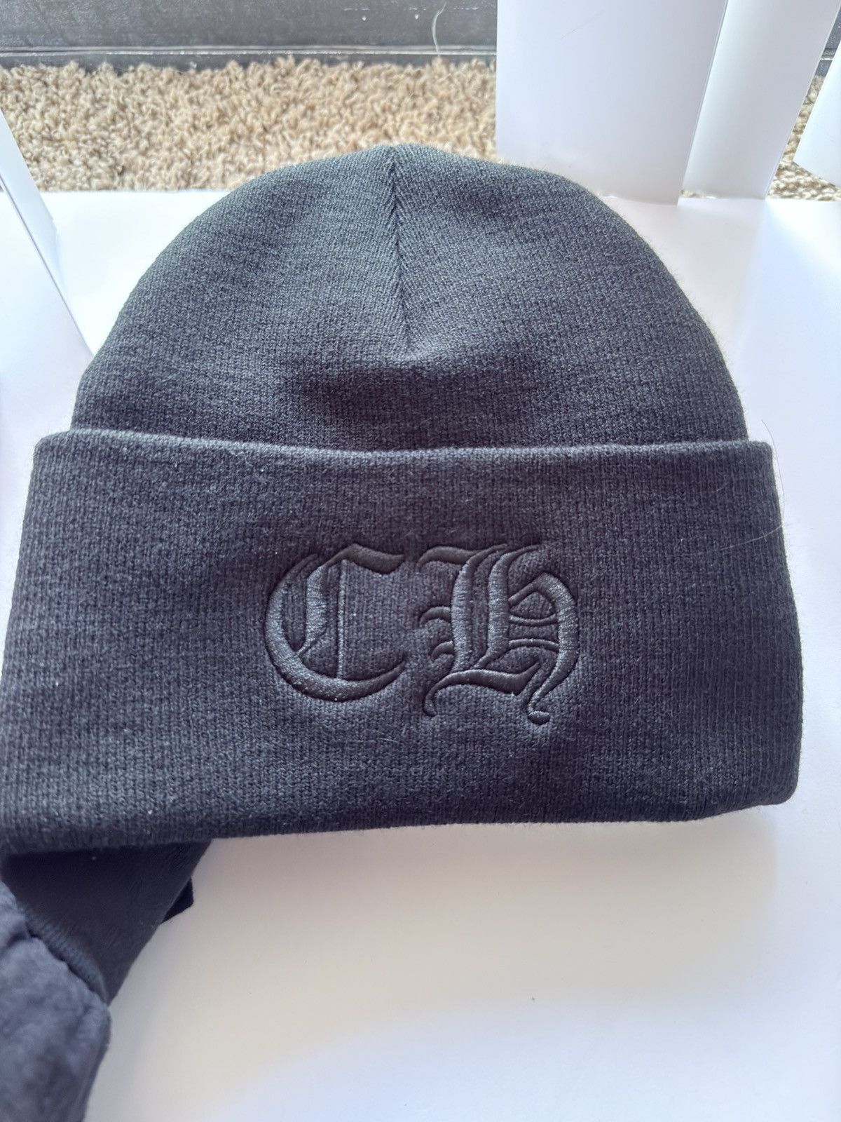 Chrome Hearts Chrome hearts horseshoe ch plus logo wool beanie