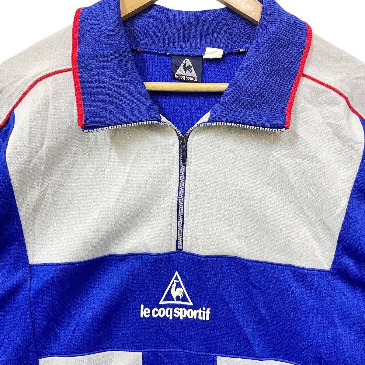 Le Coq Sportif Vintage Le coq Sportif Center logo half zipper Size US XL / EU 56 / 4 - 4 Thumbnail