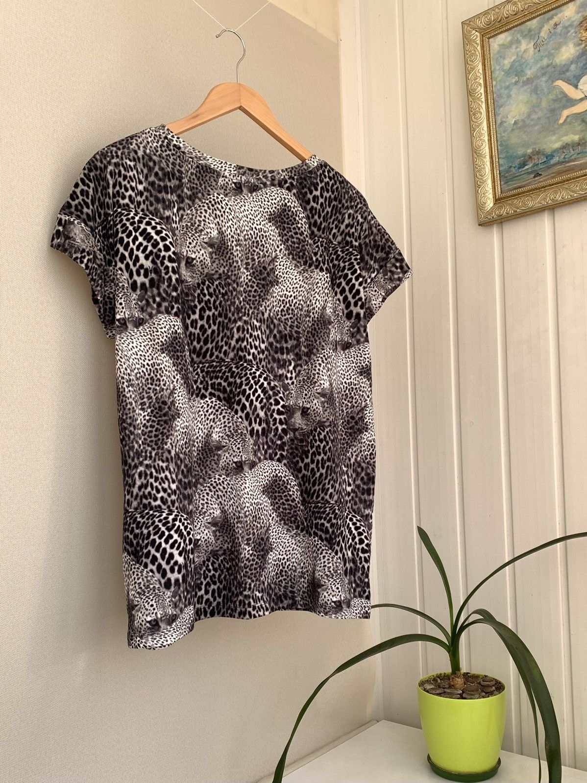 Allsaints Allsaints Emilia Imogen Women’s Leopard T-Shirt Size M-L Size L / US 10 / IT 46 - 6 Thumbnail