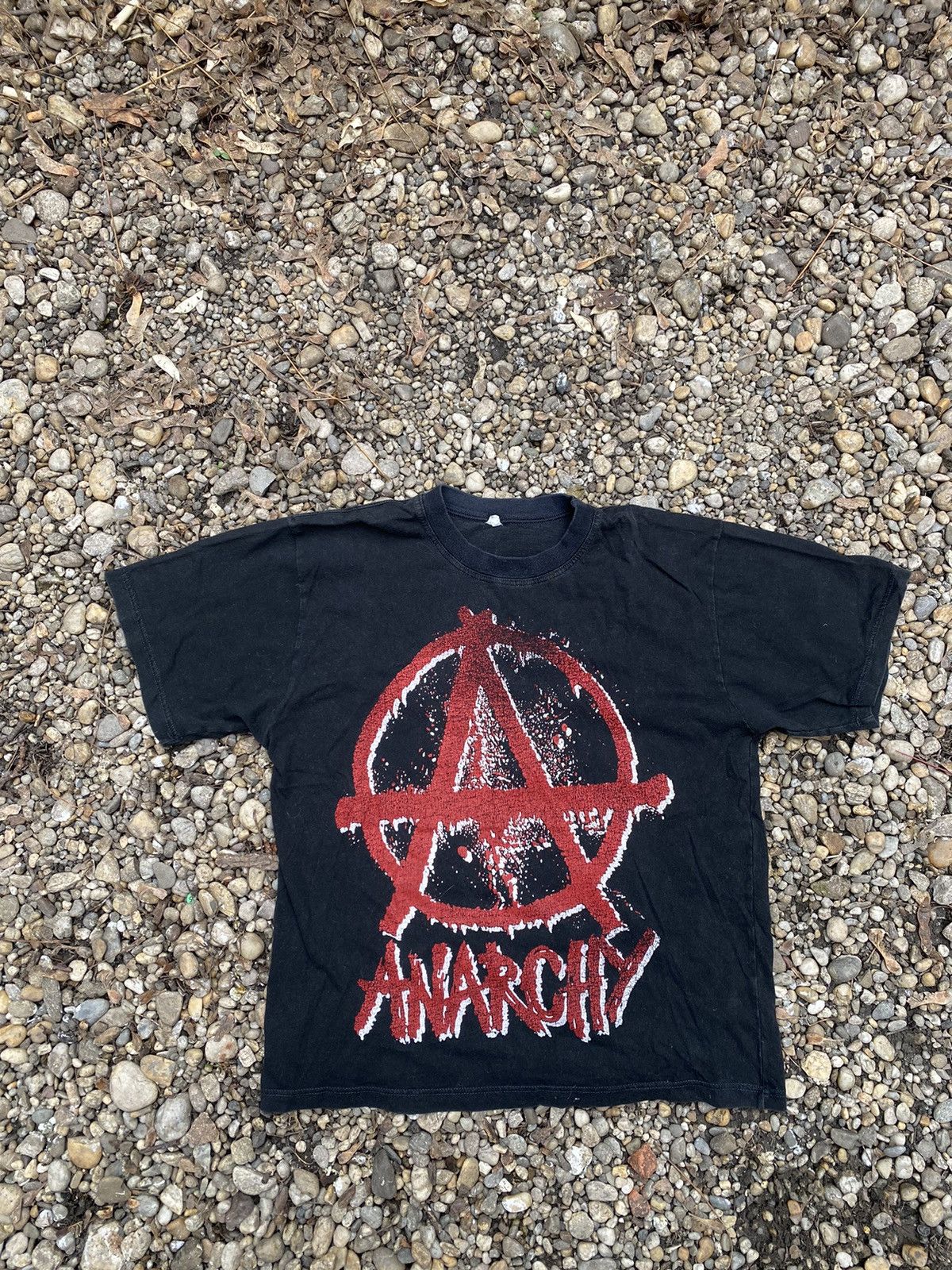 Vintage Vintage Anarchy Big Logo 90s Rare Tee Size US M / EU 48-50 / 2 - 1 Thumbnail